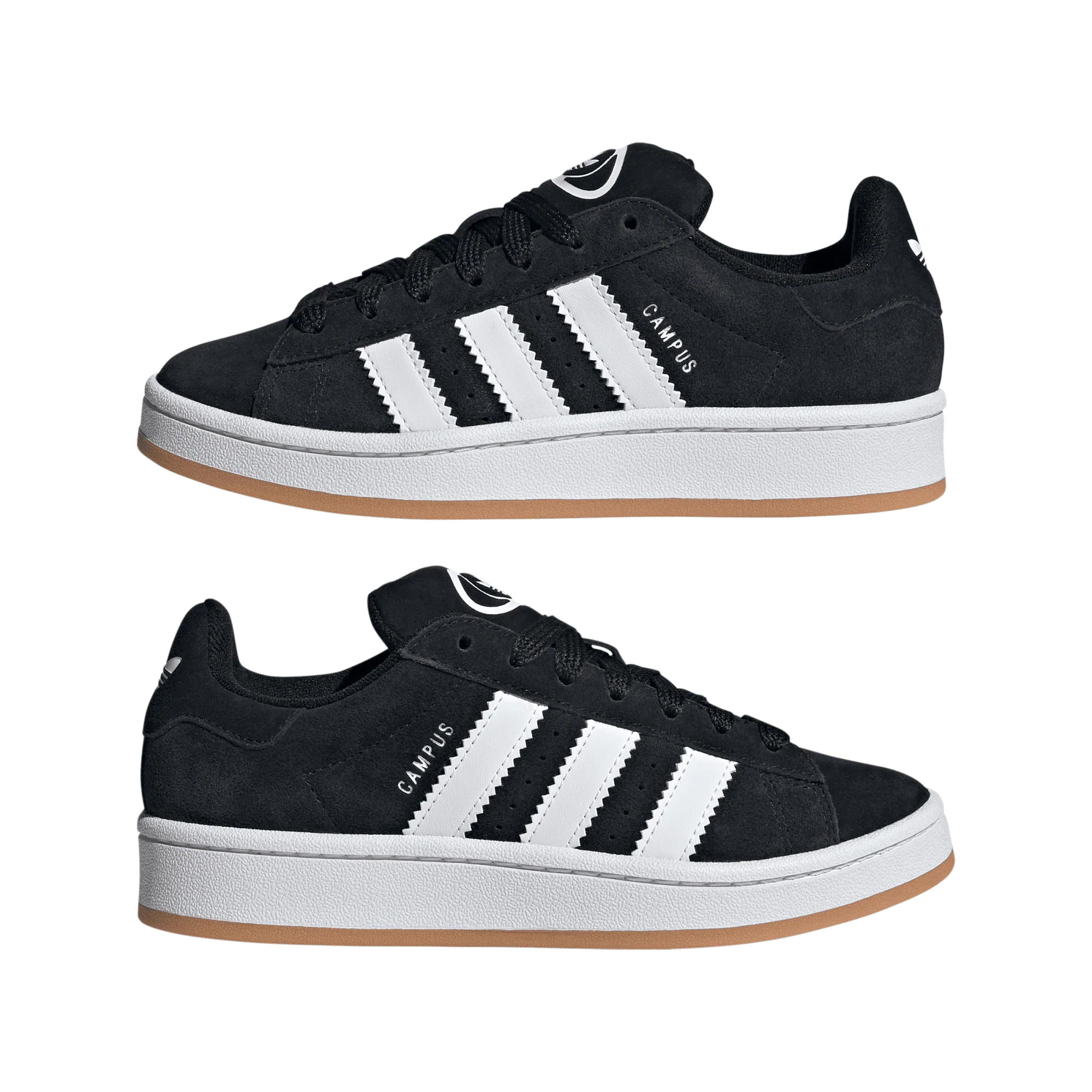 adidas Campus 00s Black White Gum (Kids) - Image 2