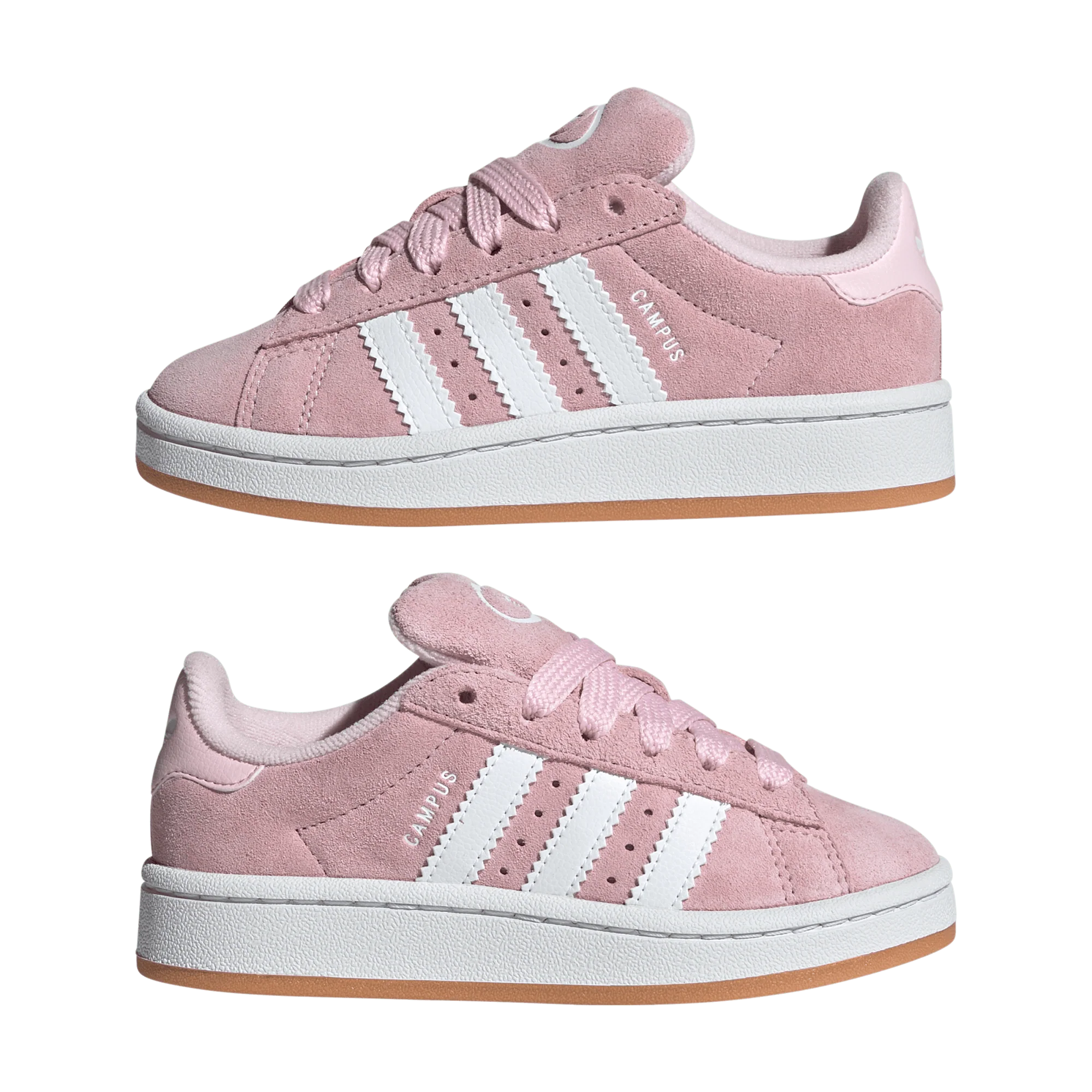 adidas Campus 00s Clear Pink Cloud White Gum (PS) - Image 2
