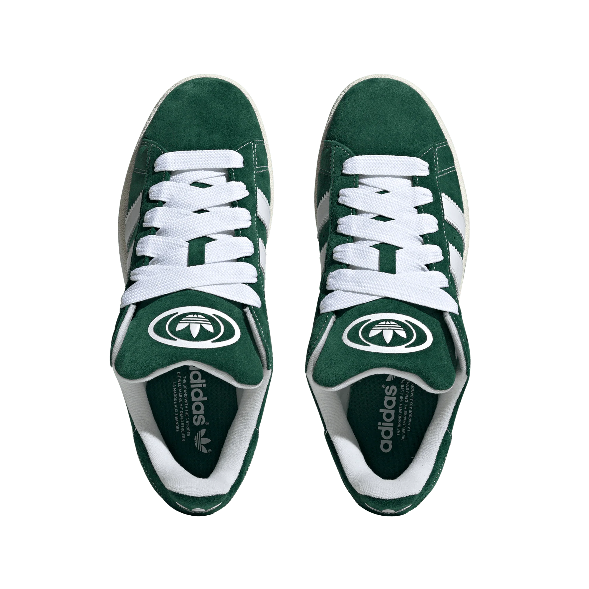 adidas Campus 00s Dark Green Cloud White - Image 3