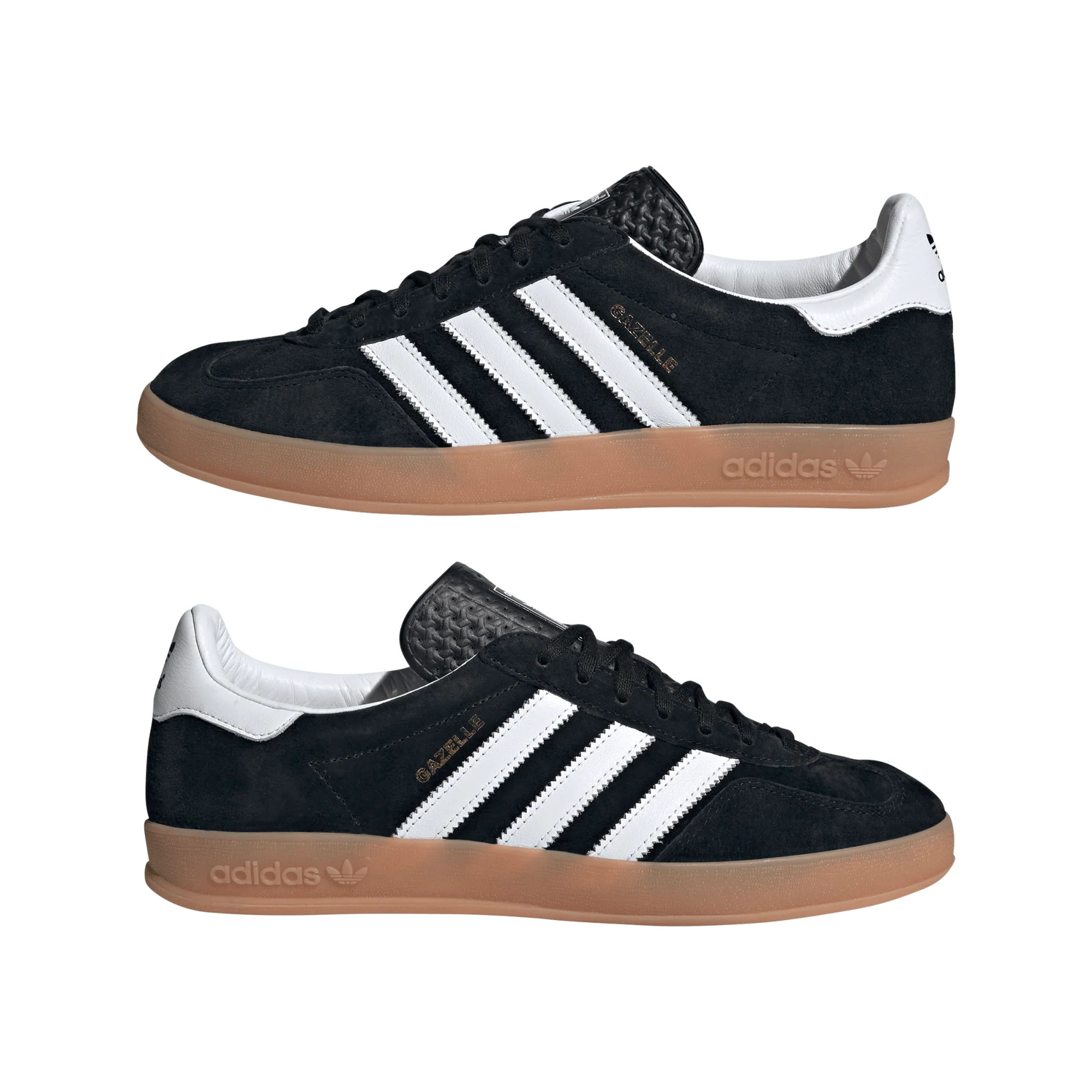 adidas Gazelle Black White Gum - Image 2