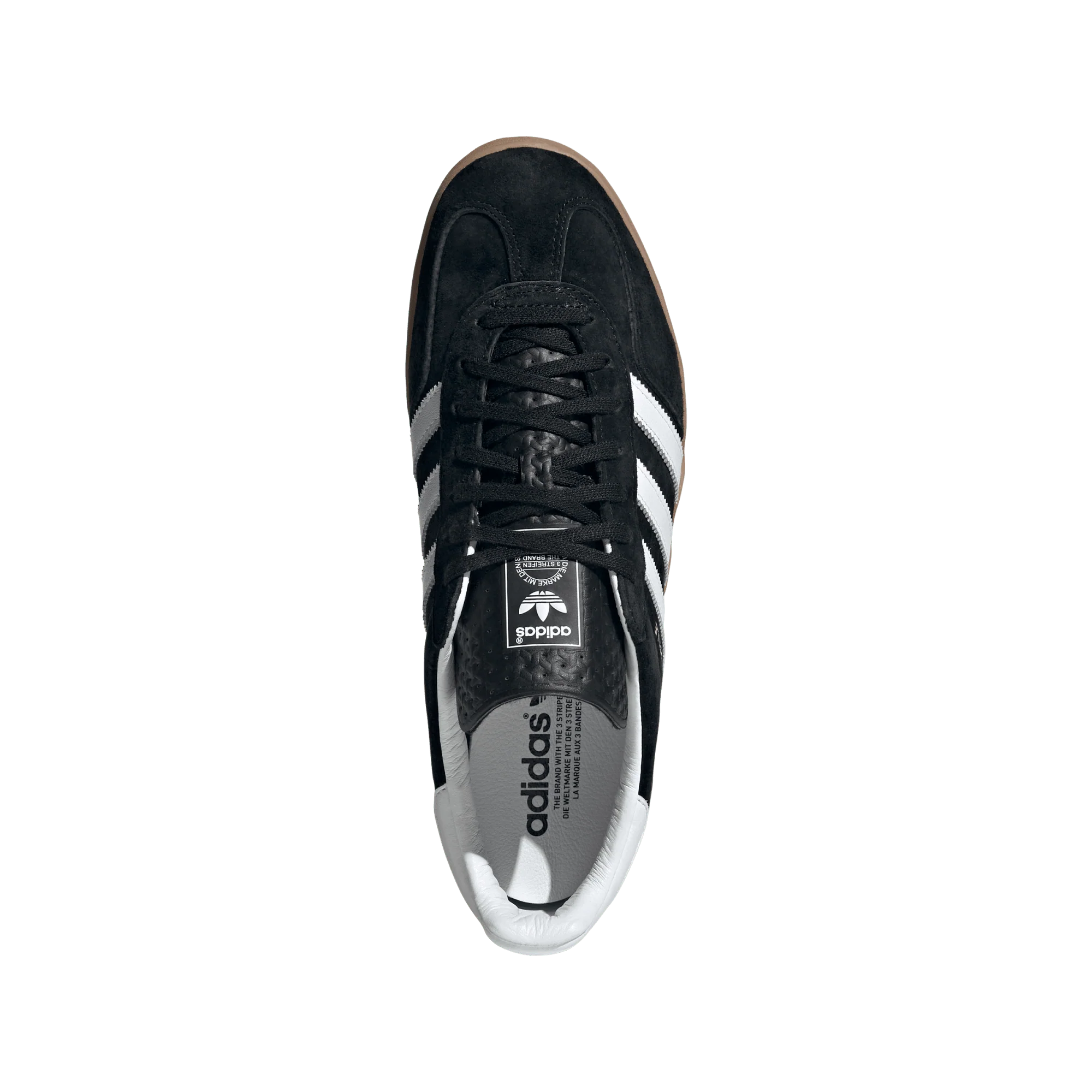 adidas Gazelle Black White Gum - Image 3