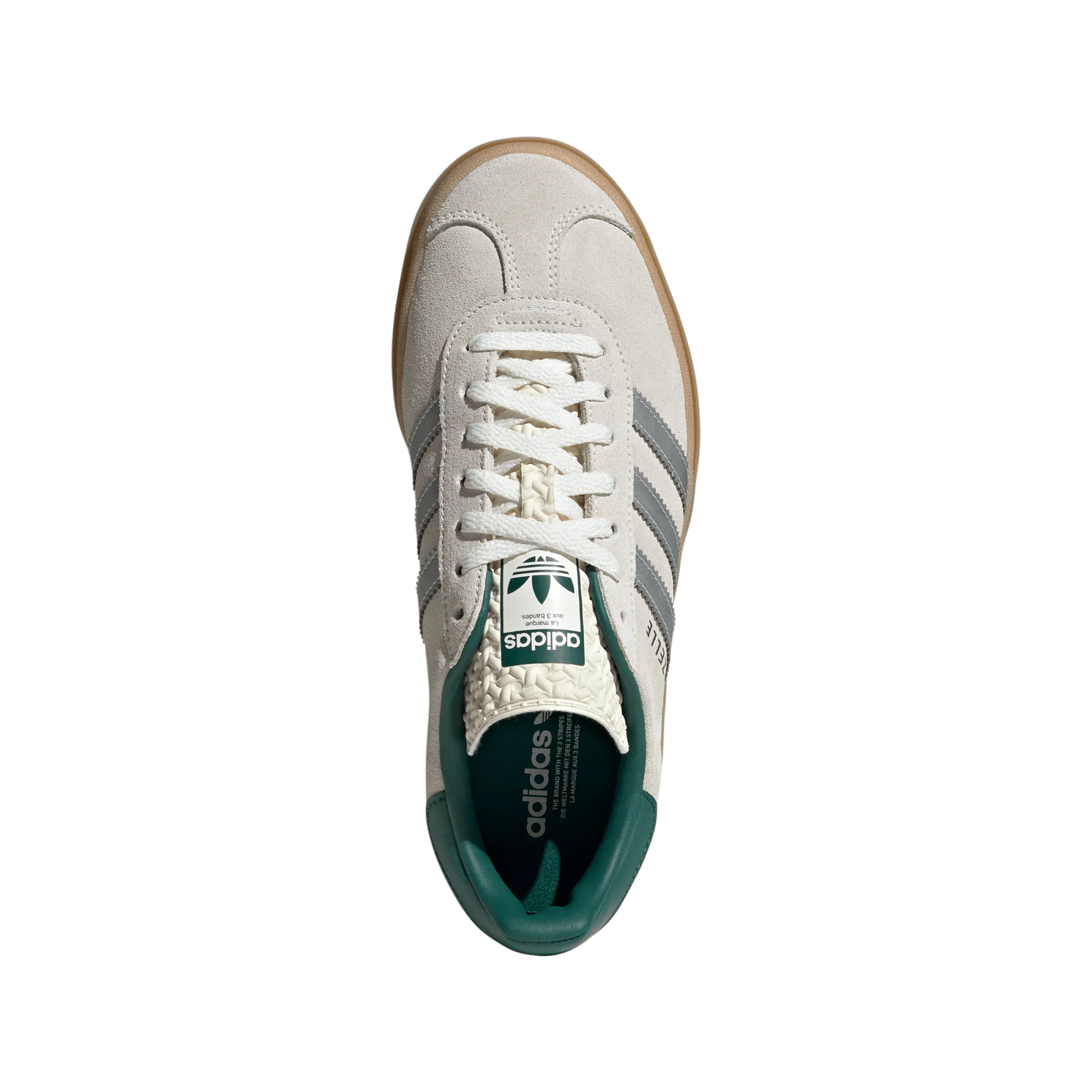 adidas Gazelle Bold Off White Collegiate Green (Women's) - Image 3