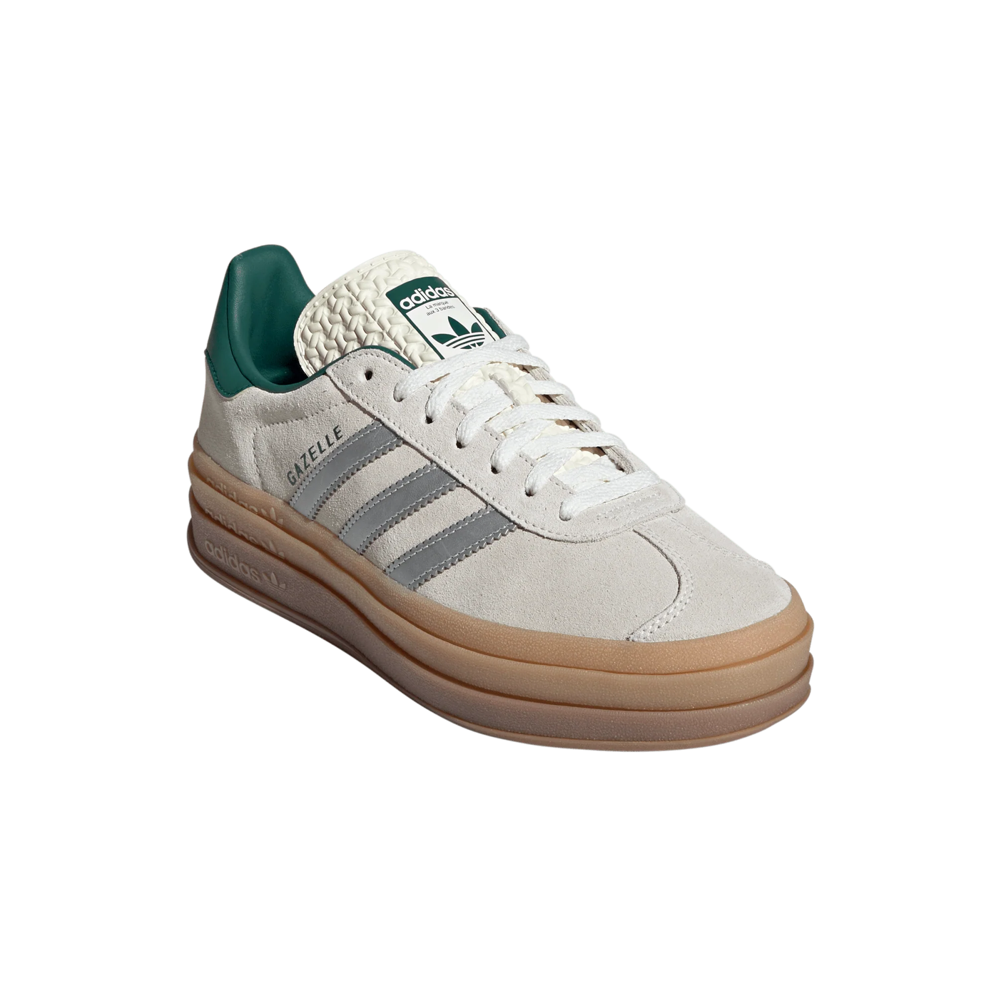 adidas Gazelle Bold Off White Collegiate Green (Women's) - Image 4