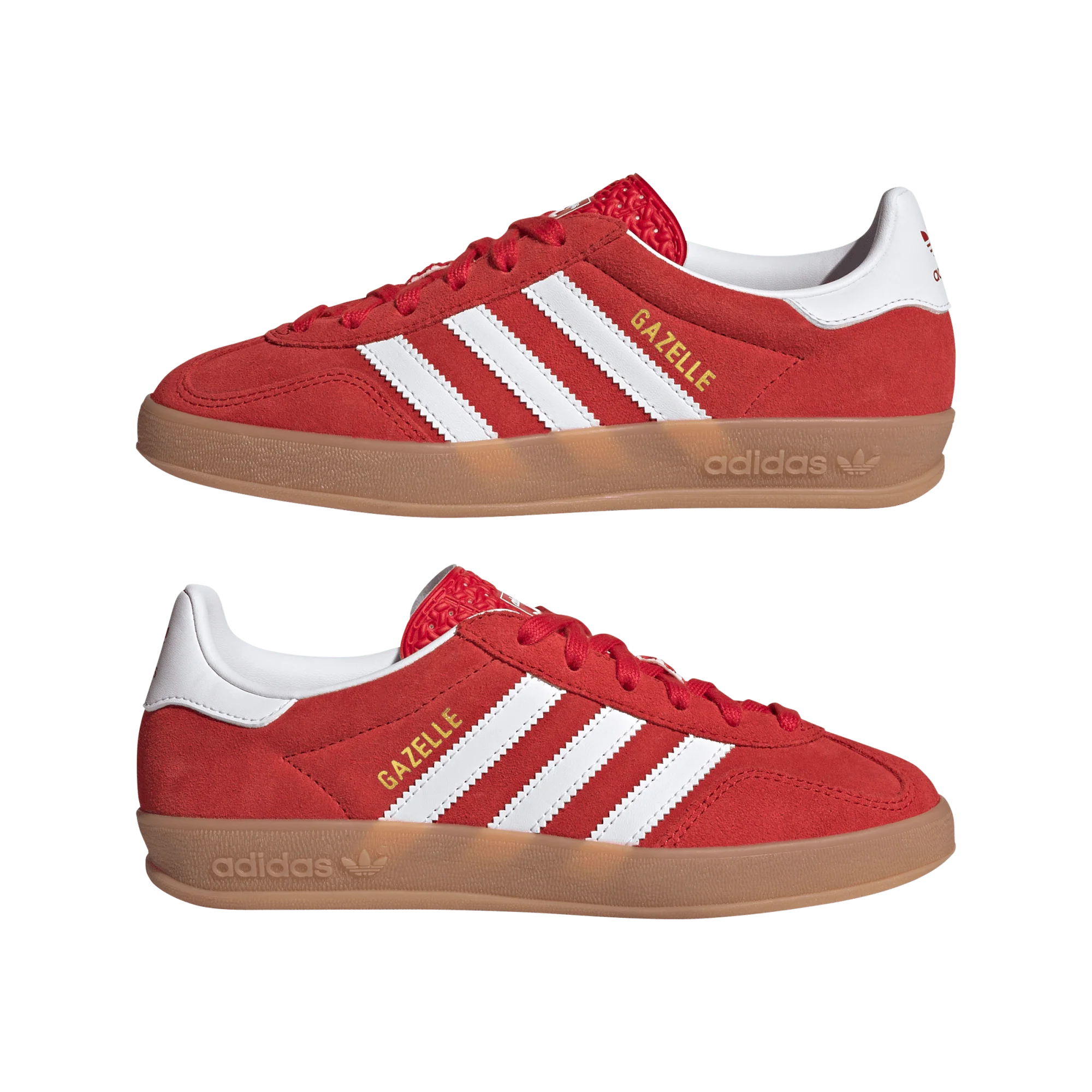 adidas Gazelle Indoor Better Scarlet Cloud White Gum (GS) - Image 2