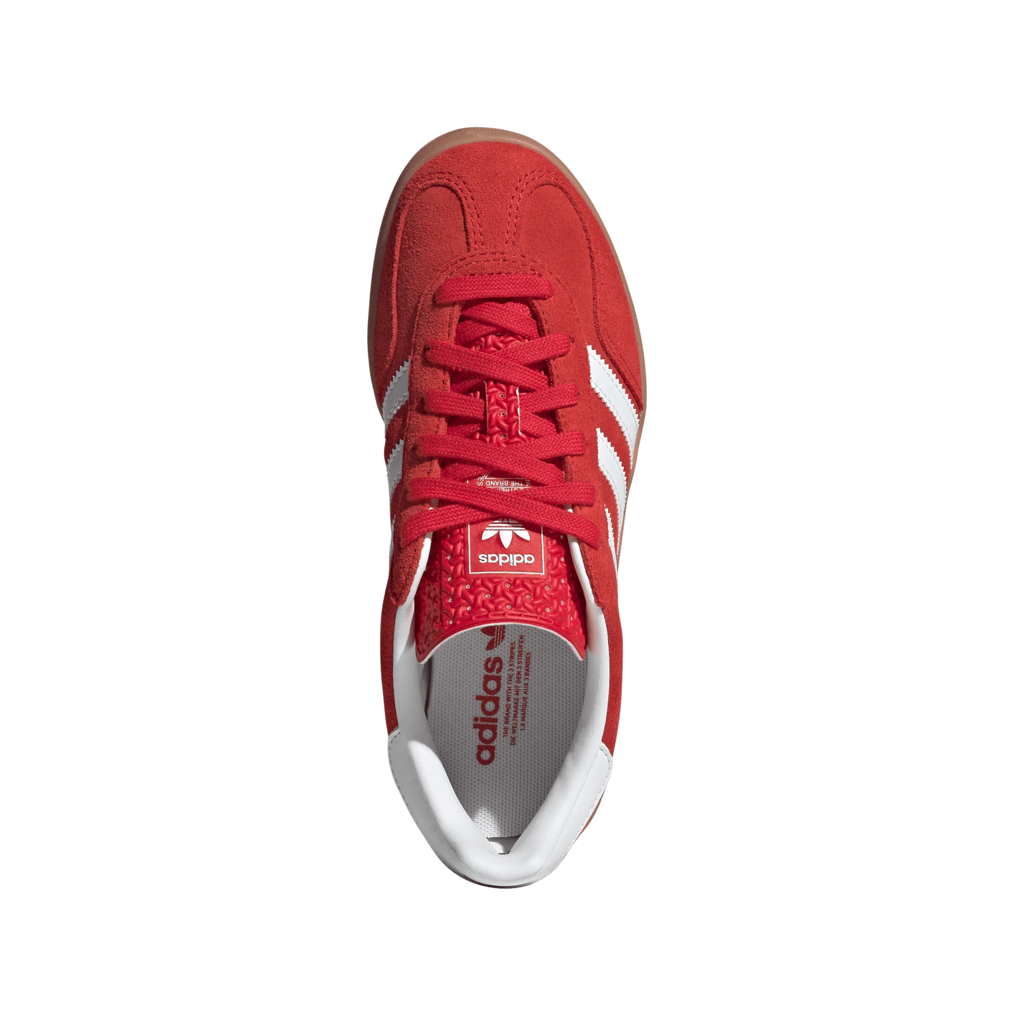 adidas Gazelle Indoor Better Scarlet Cloud White Gum (GS) - Image 3