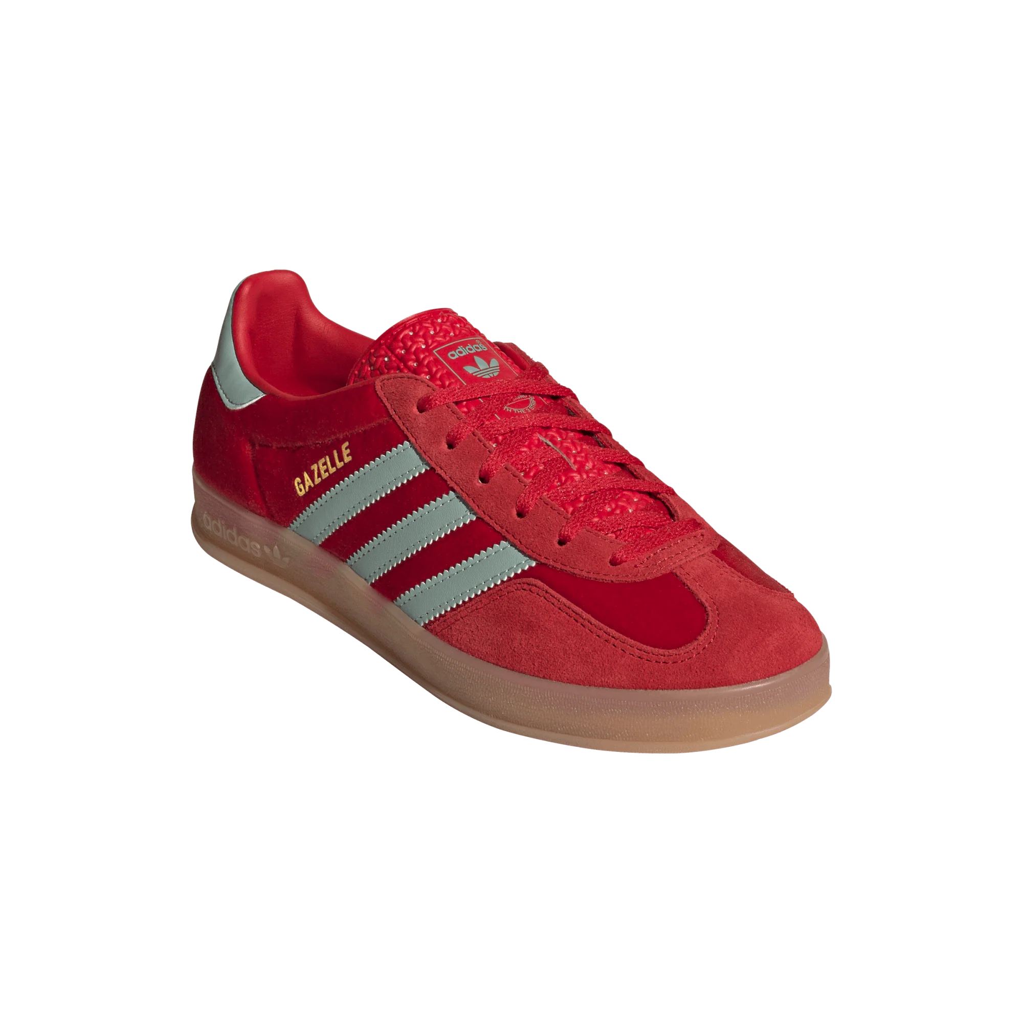 adidas Gazelle Indoor Better Scarlet Hazy Green (Women's) - Image 4