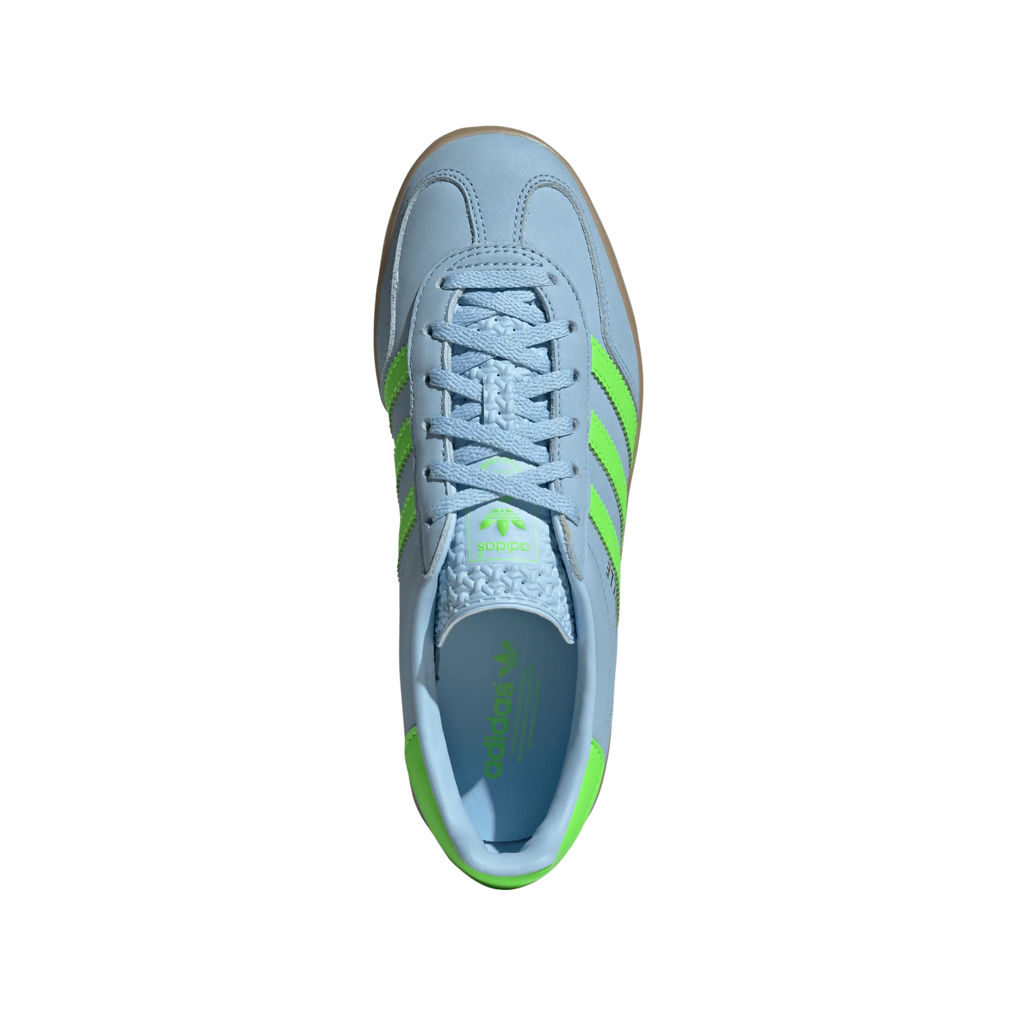 adidas Gazelle Indoor Clear Sky Solar Green (Women's) - Image 3