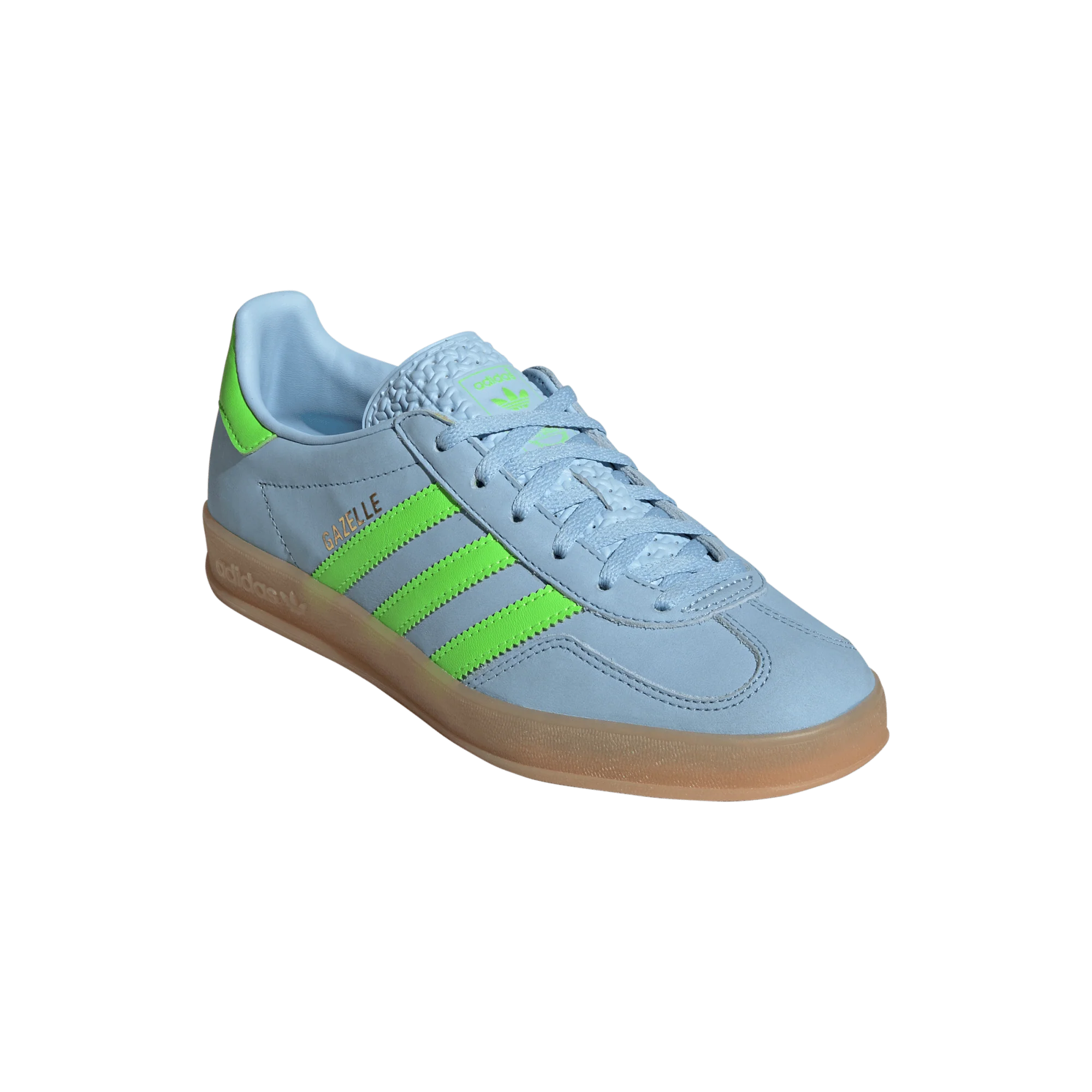 adidas Gazelle Indoor Clear Sky Solar Green (Women's) - Image 4