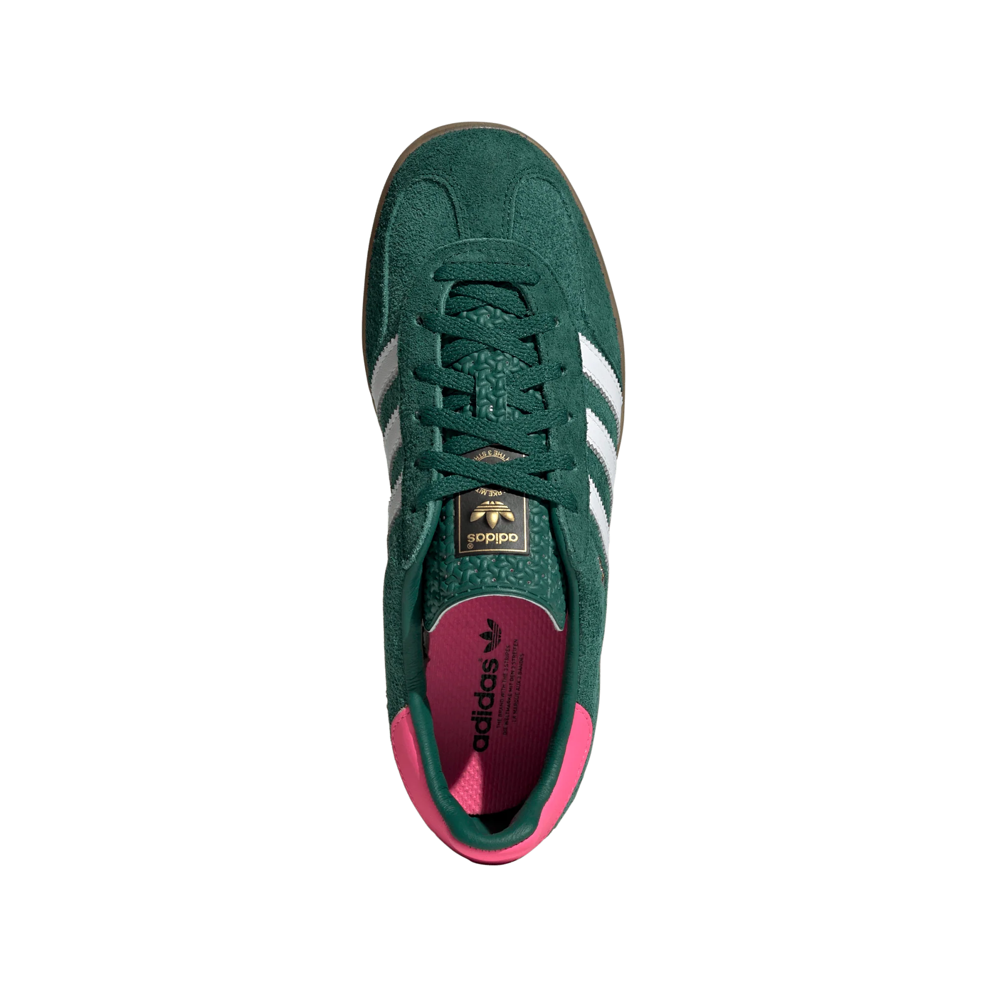 adidas Gazelle Indoor Collegiate Green Lucid Pink (Women's) - Image 3