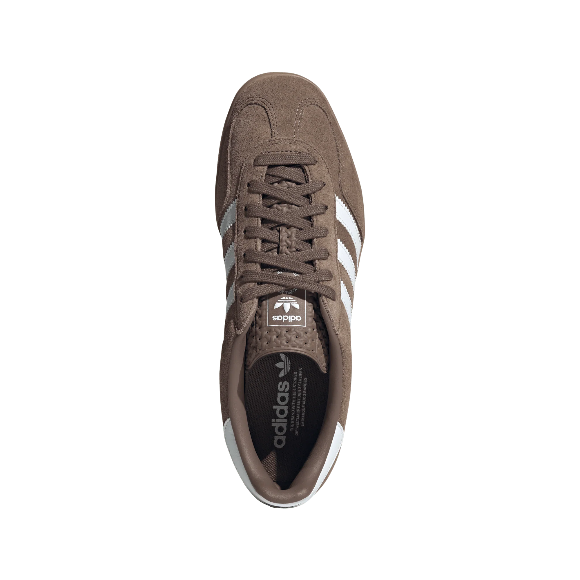 adidas Gazelle Indoor Earth Strata White Gold Metallic - Image 3