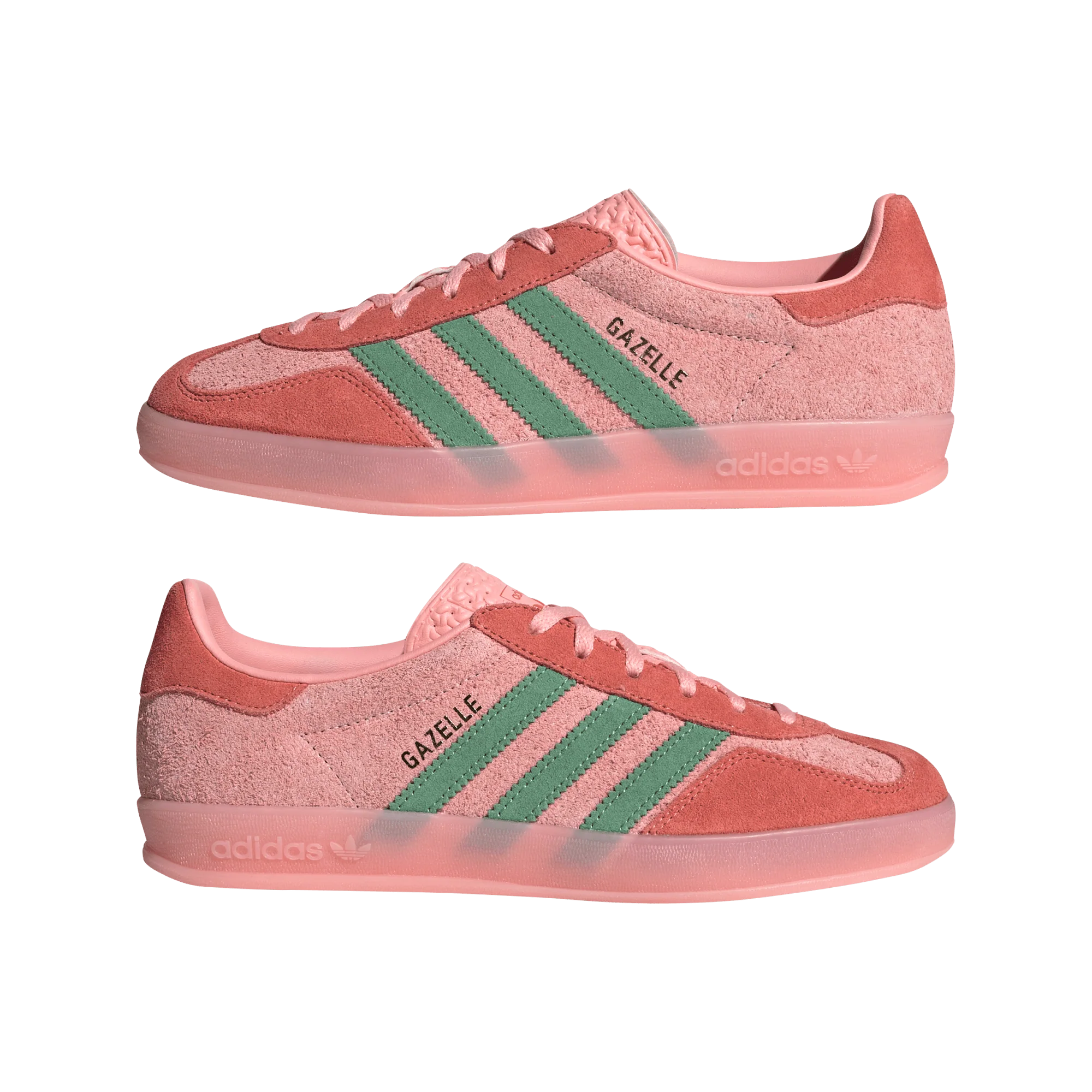 adidas Gazelle Indoor Semi Pink Spark Preloved Scarlet (Women's) - Image 2