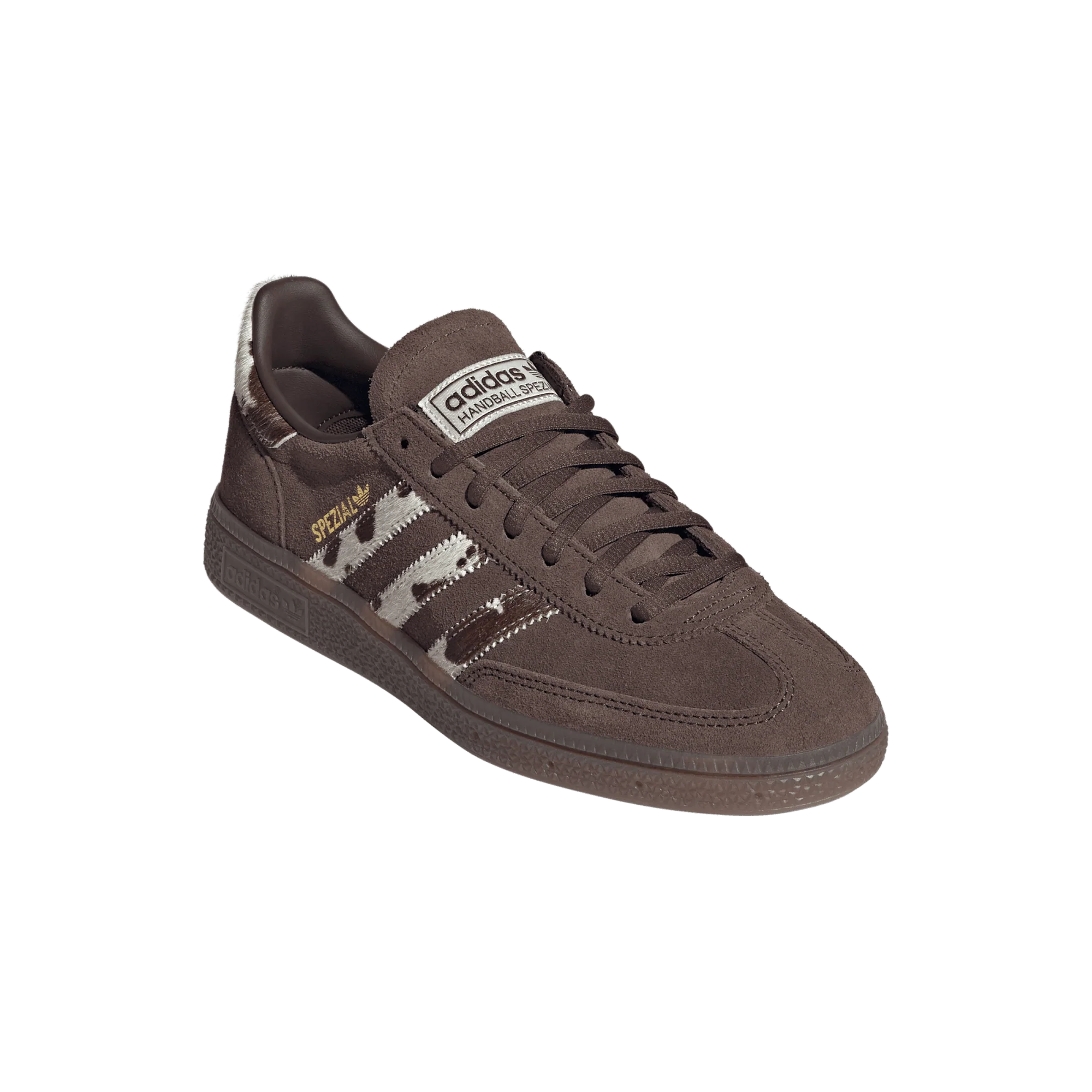 adidas Handball Spezial Brown Cow Stripes (Women's) - Image 3
