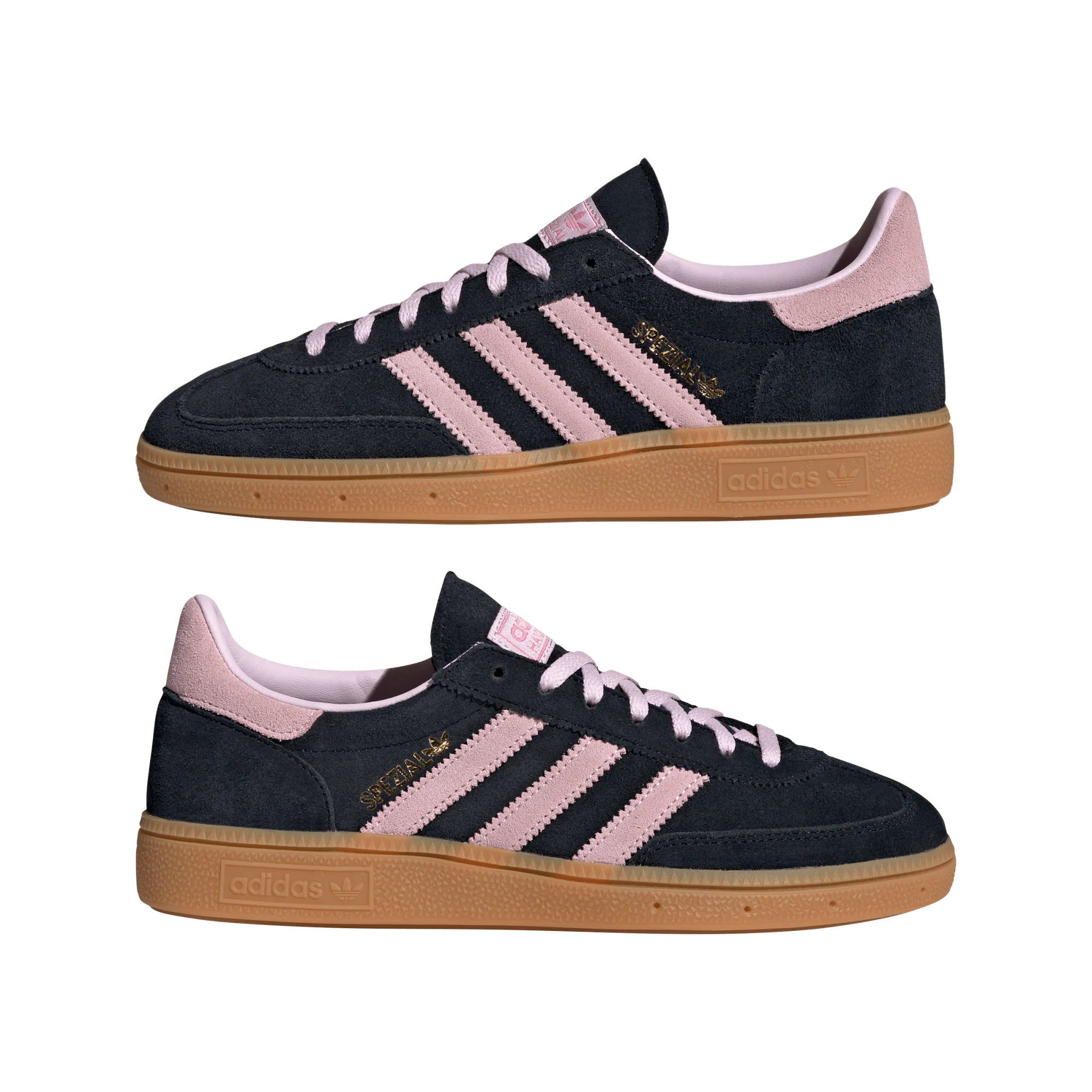 adidas Handball Spezial Core Black Clear Pink Gum (Women's) - Image 2