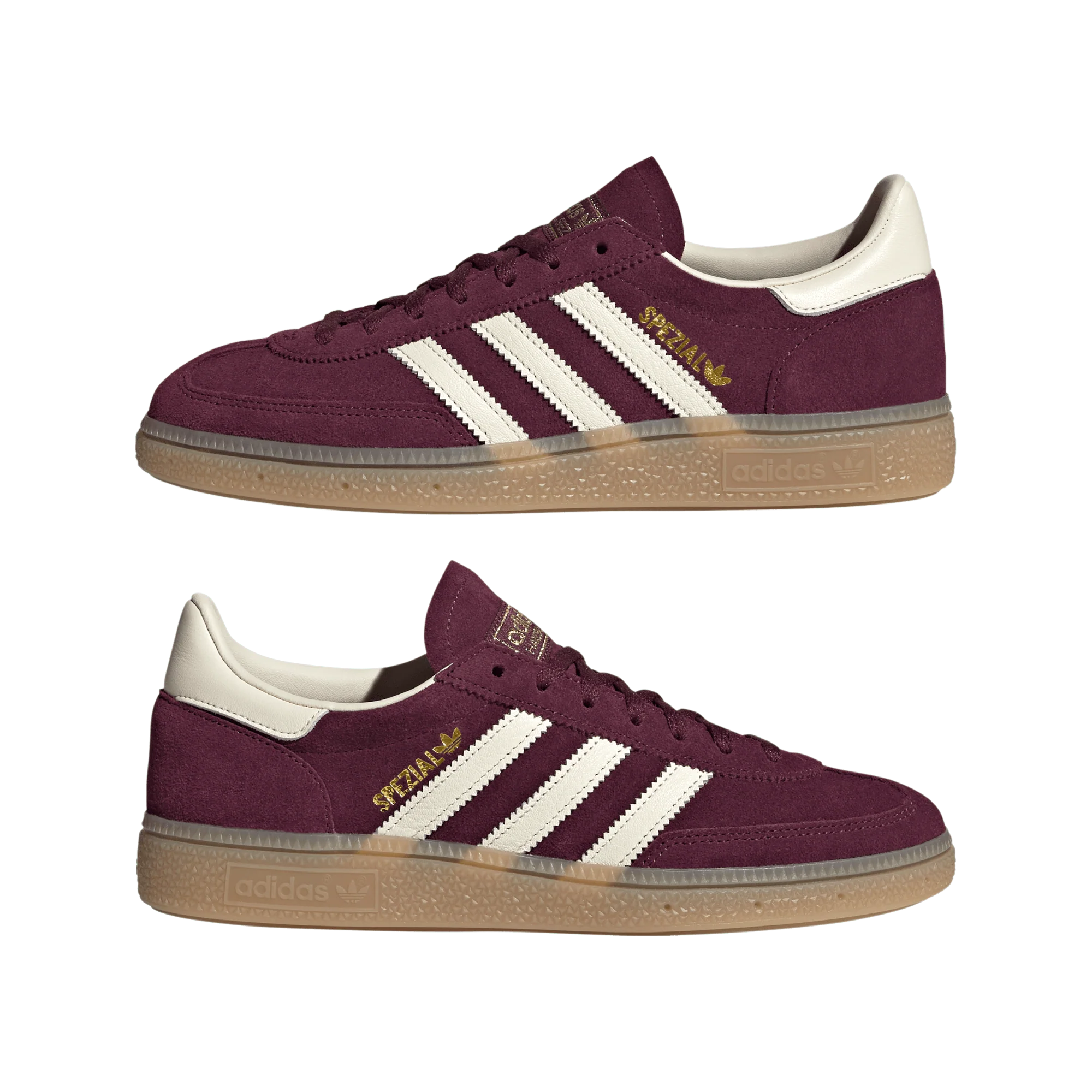 adidas Handball Spezial Maroon Cream White (Women's) - Image 2