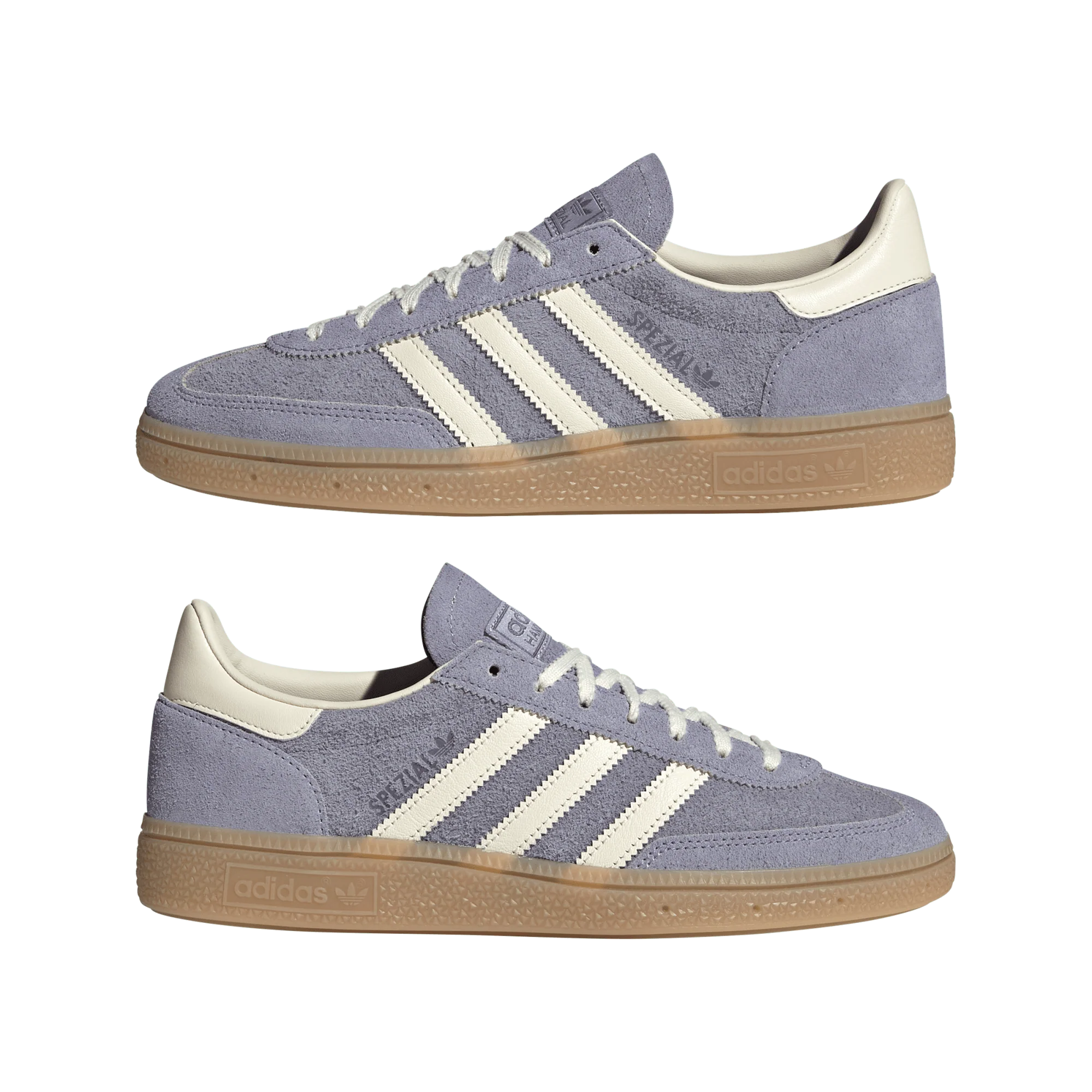 adidas Handball Spezial Silver Violet Cream White (Women's) - Image 2