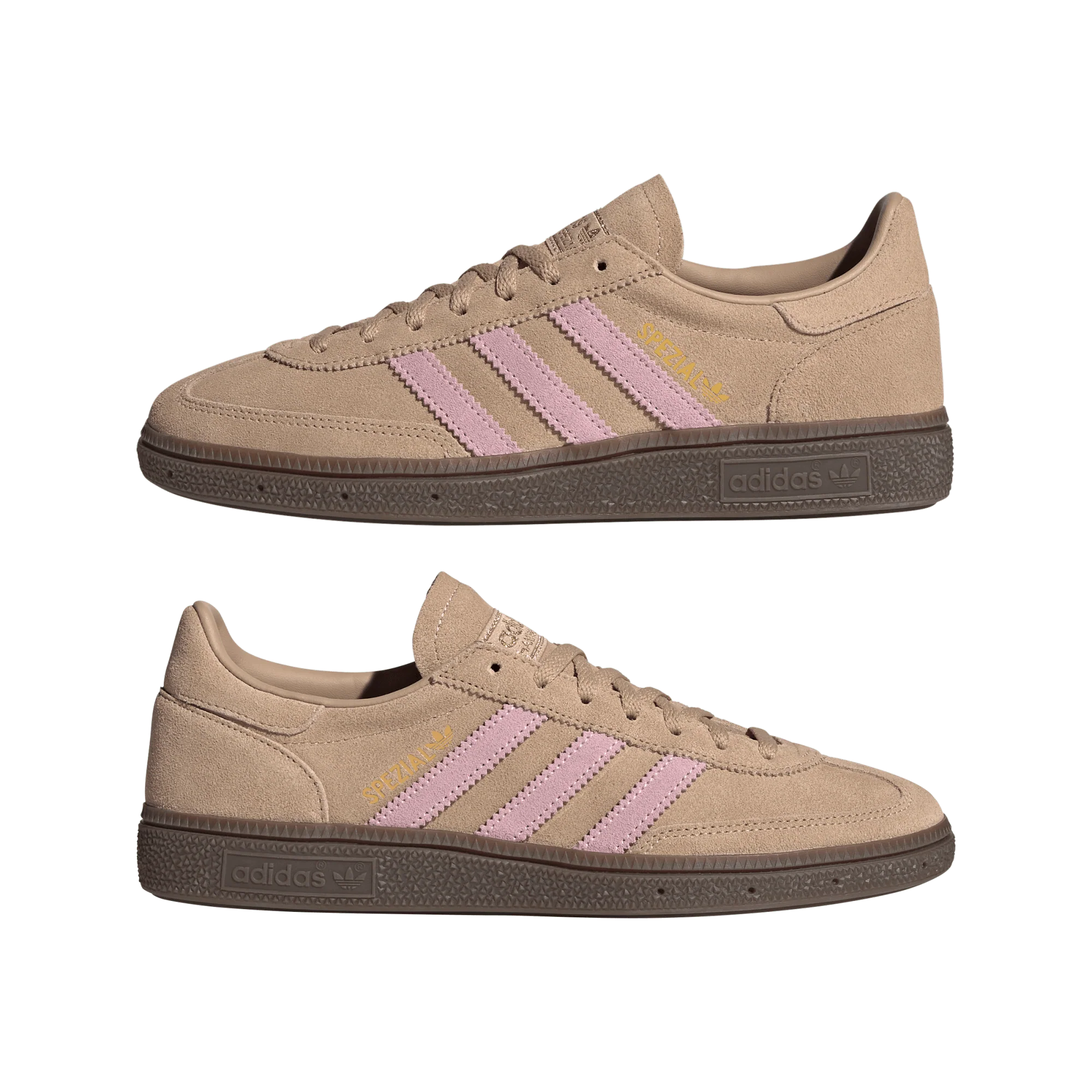 adidas Handball Spezial Warm Sandstone Clear Pink (Women's) - Image 2