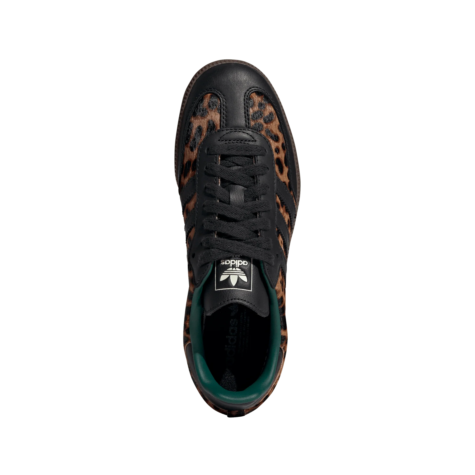 adidas Samba OG Black Green Leopard (Women's) - Image 3