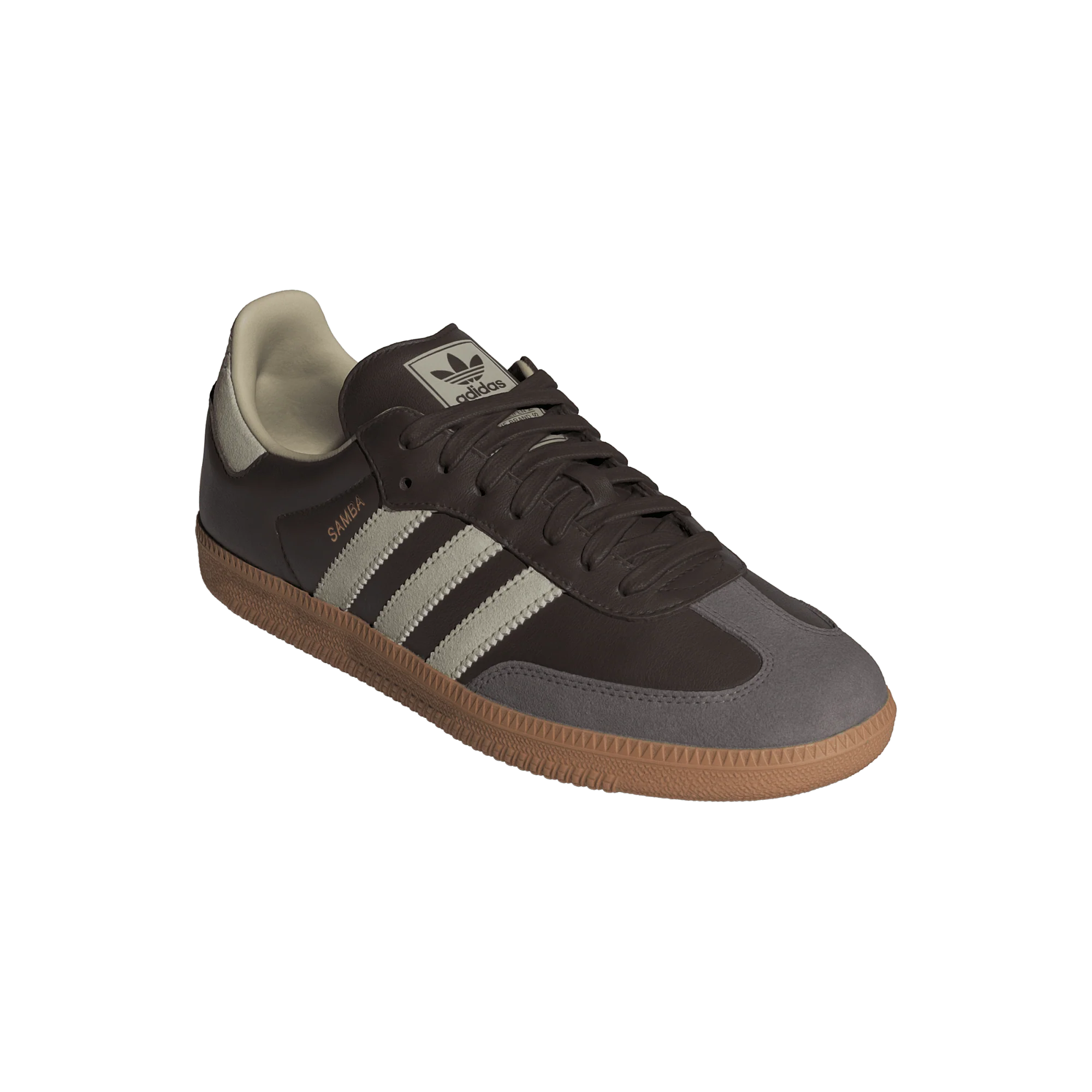 adidas Samba OG Brown Putty Grey - Image 4
