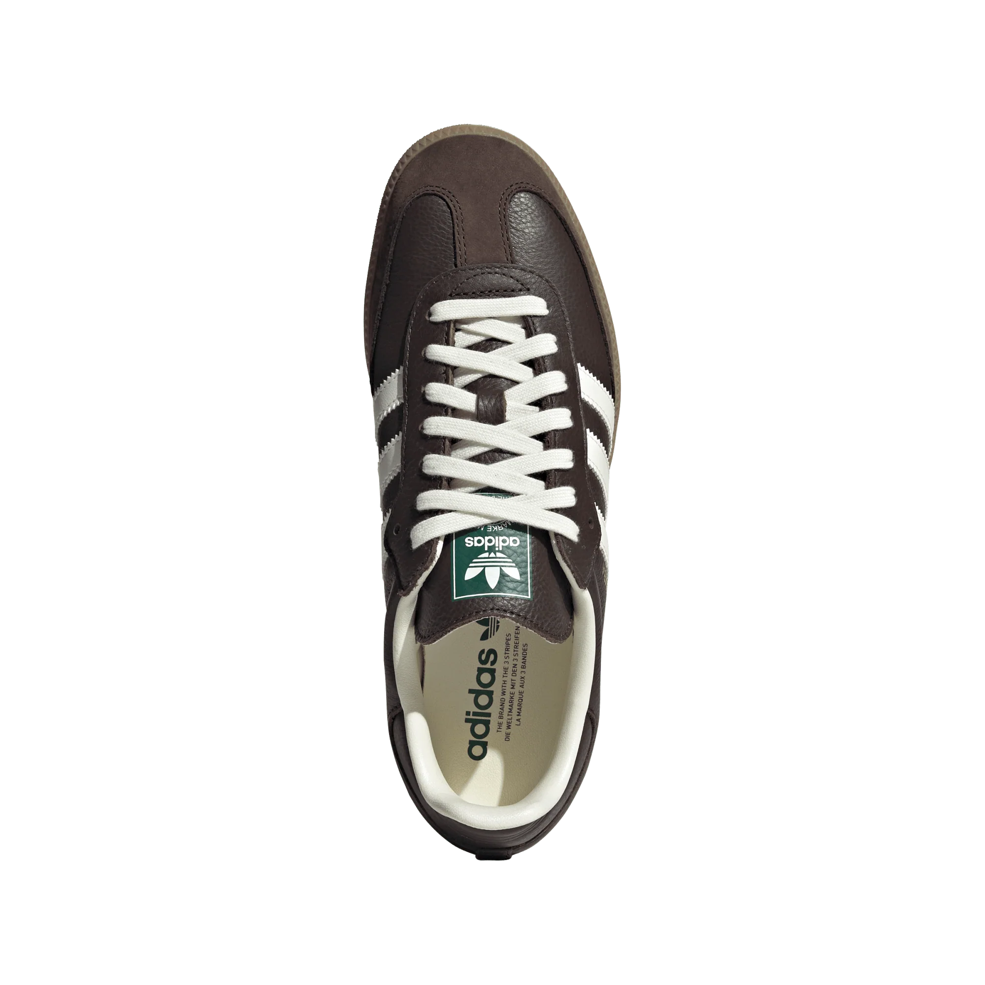 adidas Samba OG Dark Brown Off White Gum - Image 3