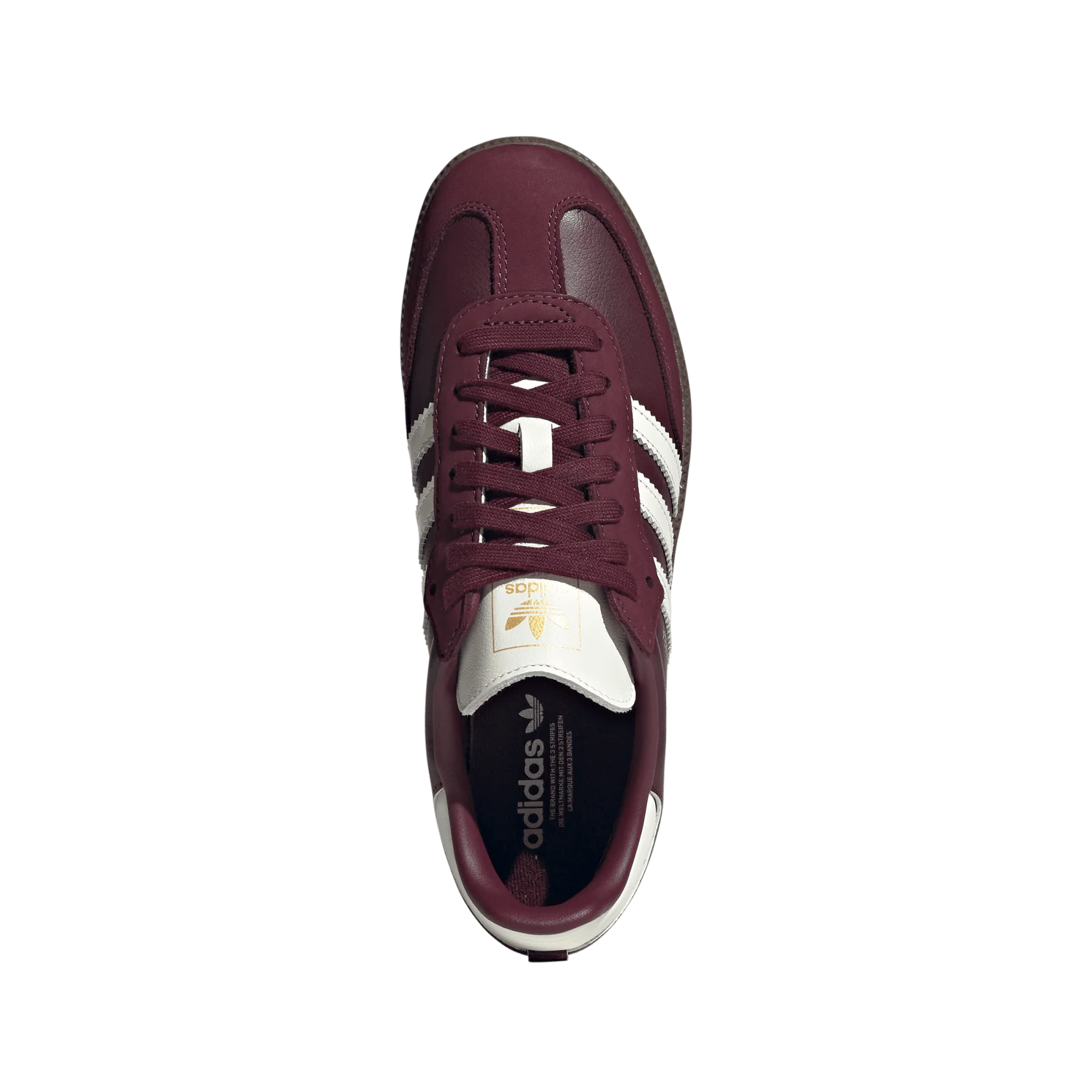 adidas Samba OG Maroon Off White Gum (Women's) - Image 3