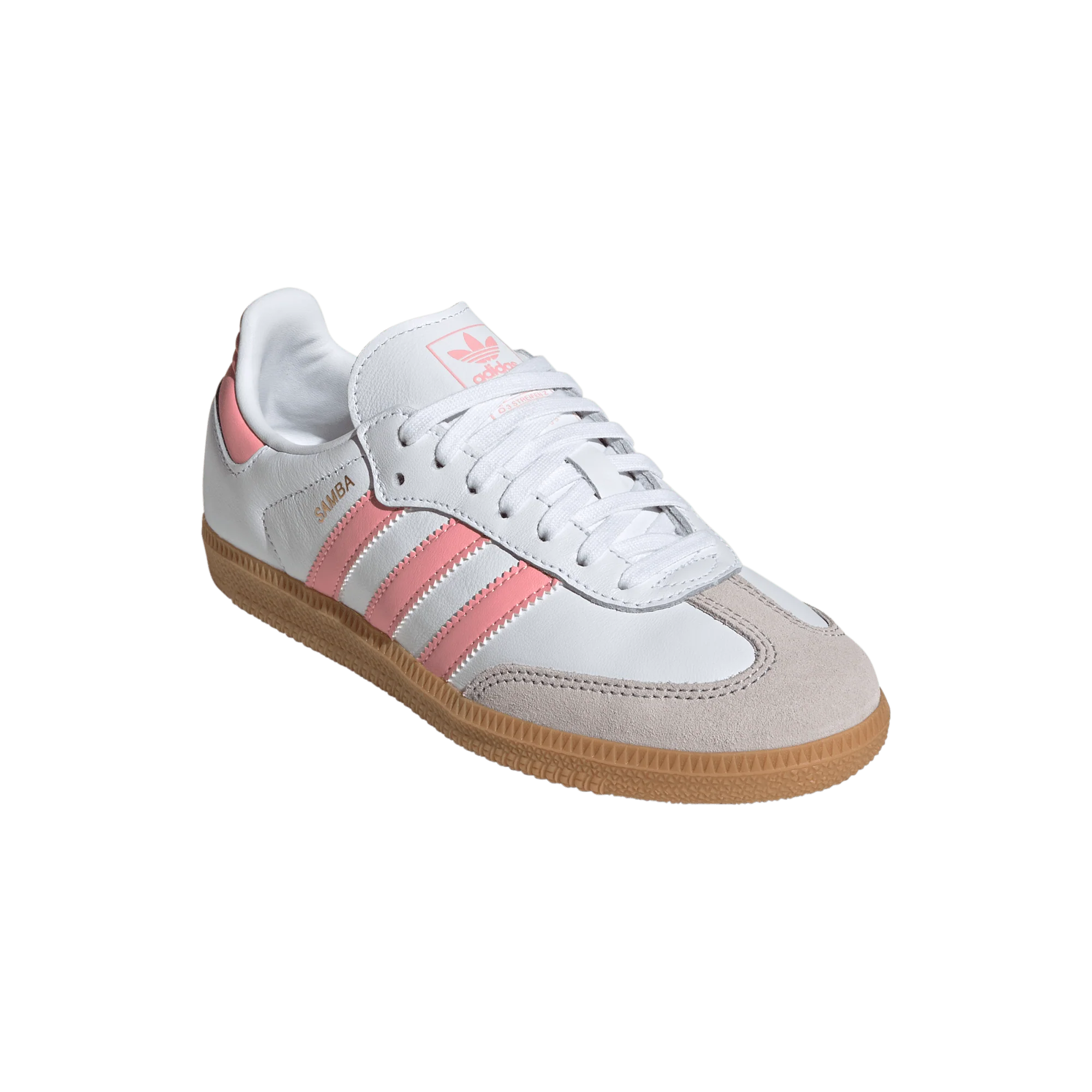 adidas Samba OG White Coral Pink (GS) - Image 4