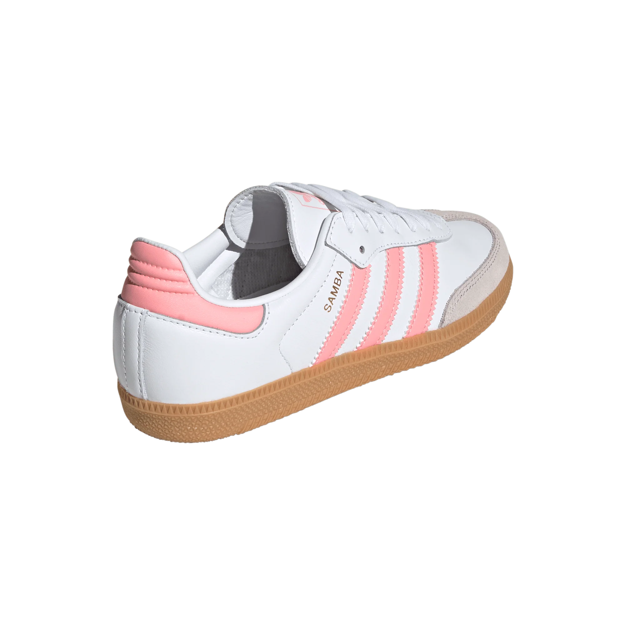 adidas Samba OG White Coral Pink (GS) - Image 6