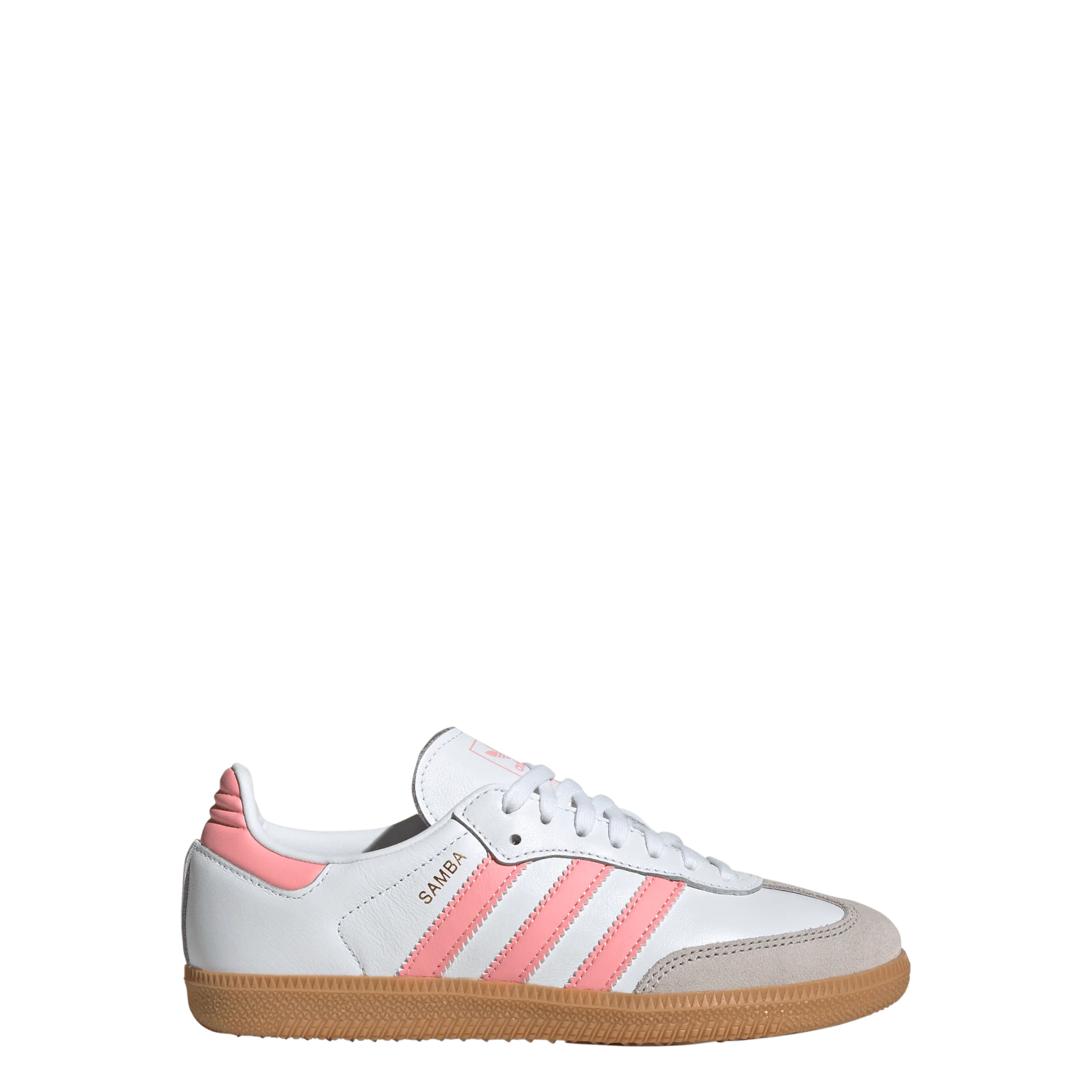 adidas Samba OG White Coral Pink (GS) - Image 9
