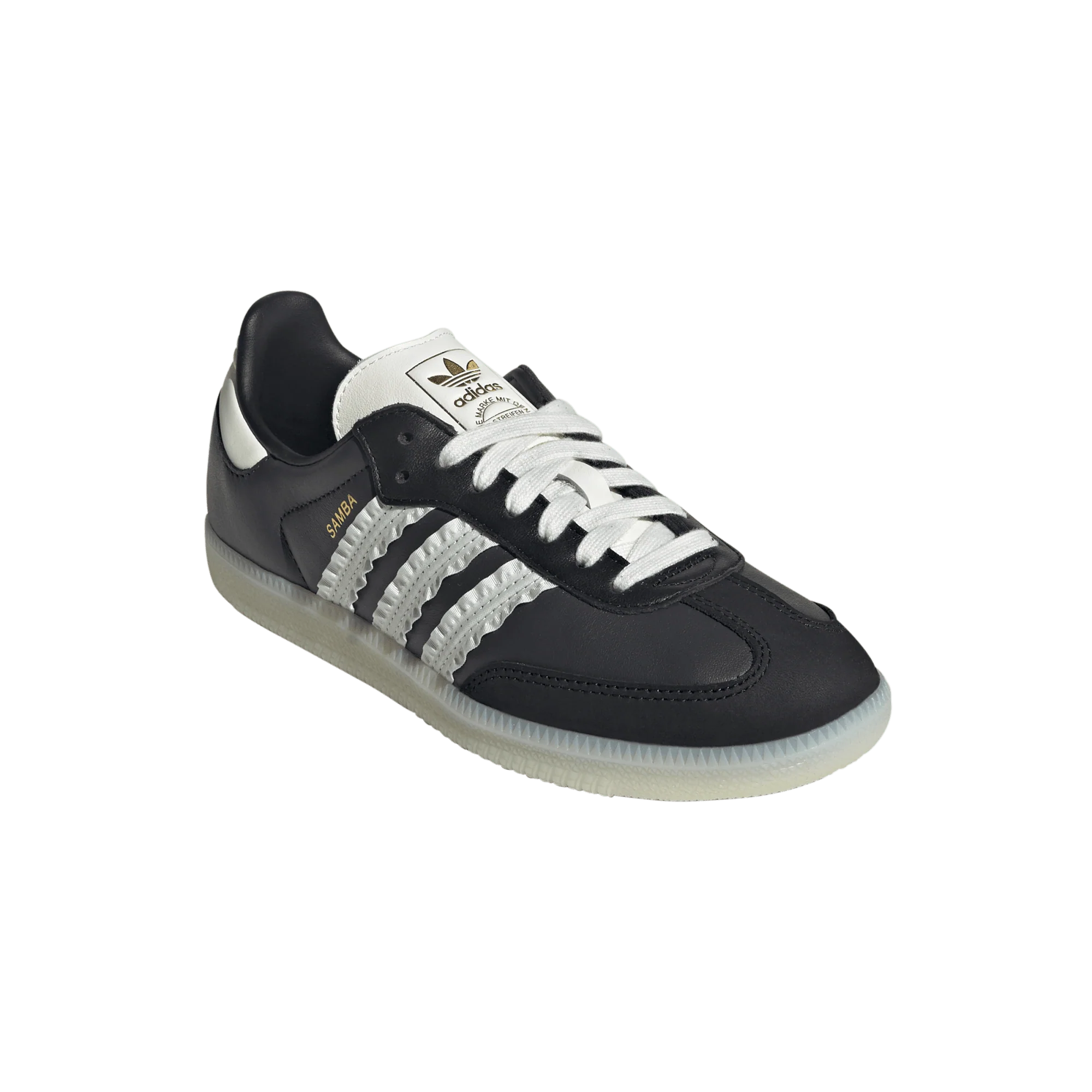 adidas Samba Ruffle Stripes Pack Black Off White (Women's) - Image 4
