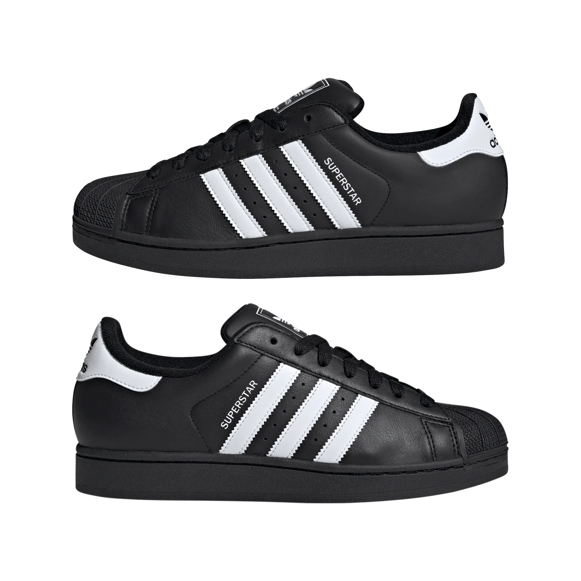 adidas Superstar 2 Core Black Cloud White - Image 2