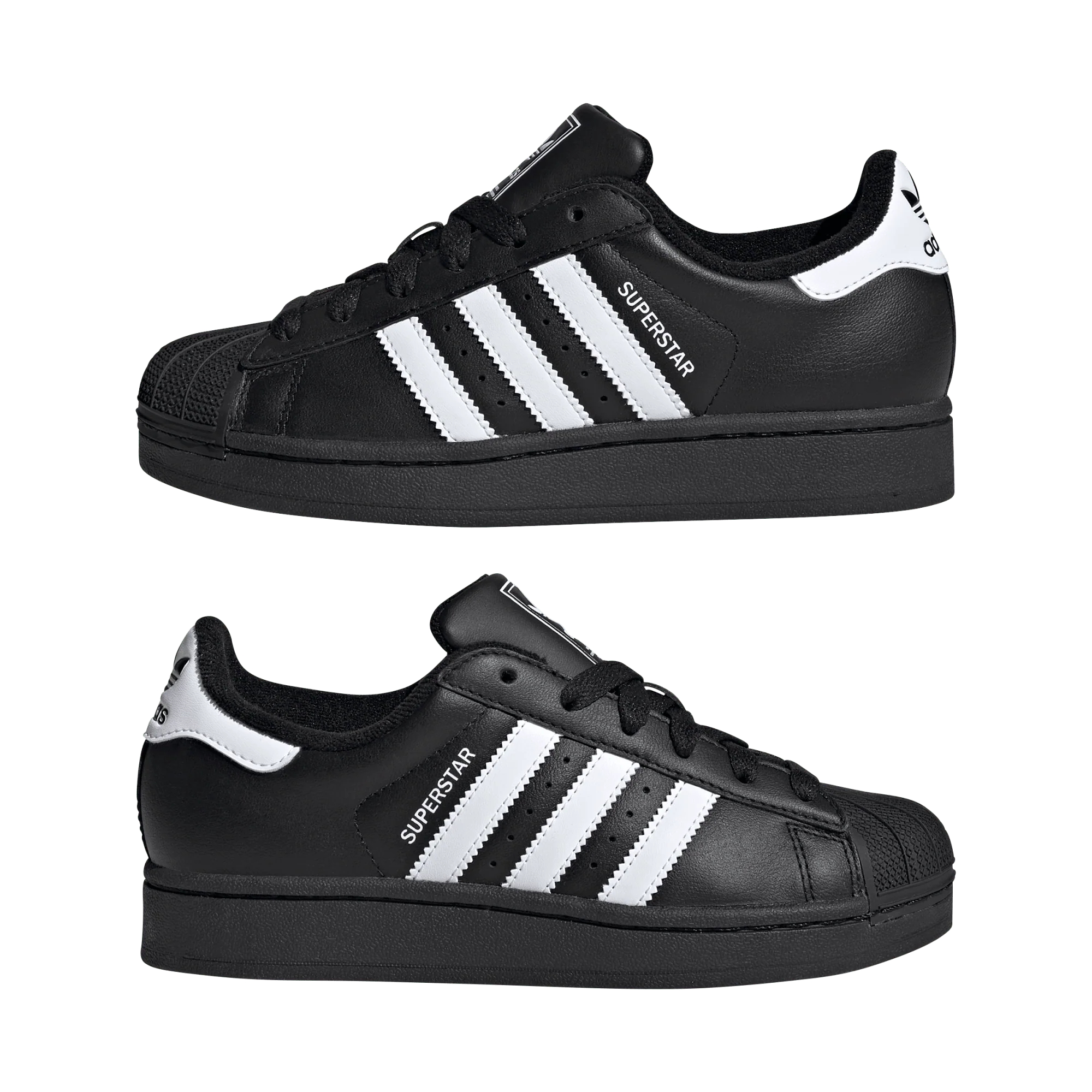 adidas Superstar II Black White (GS) - Image 2