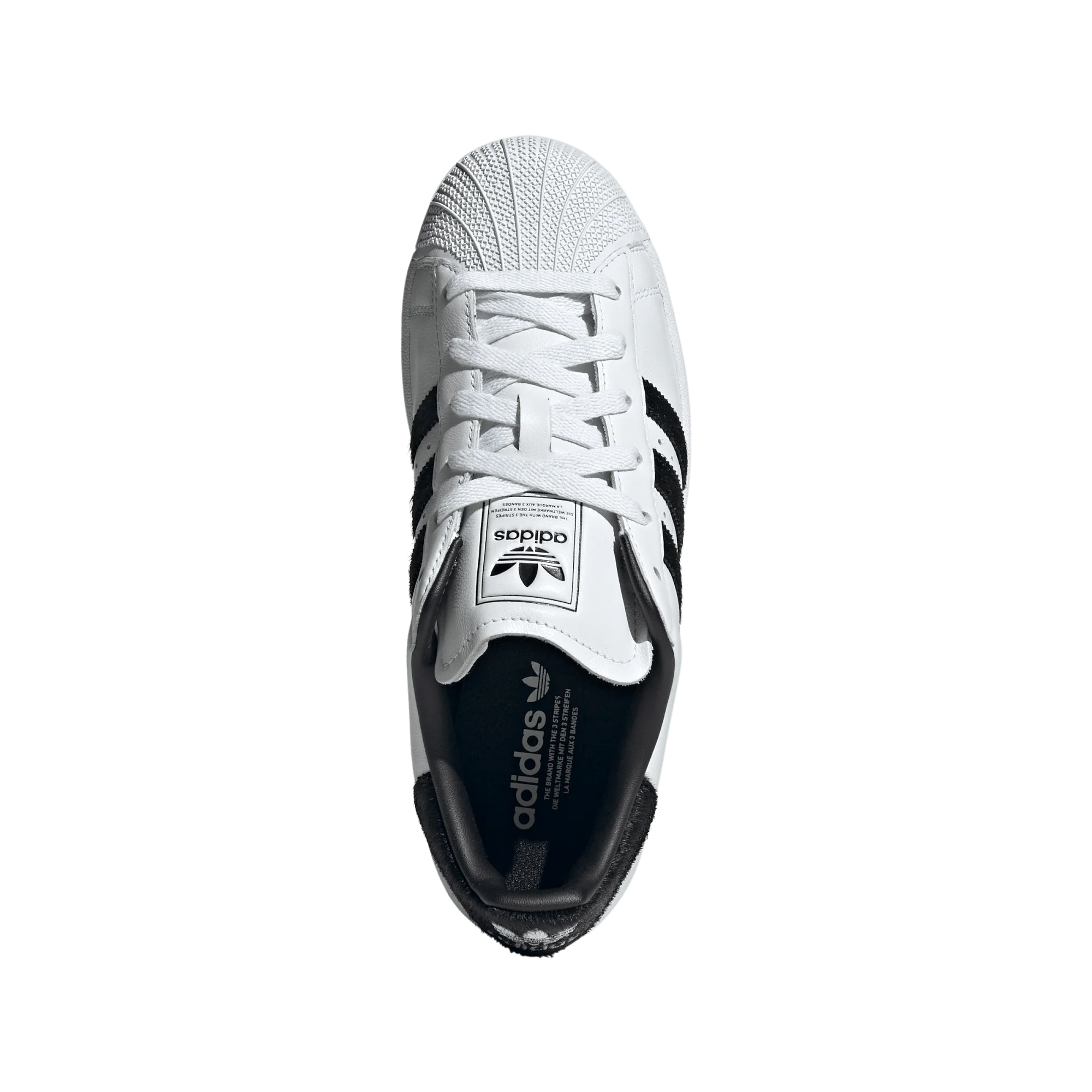 adidas Superstar II White Black Pony Hair (Women's) - Image 3