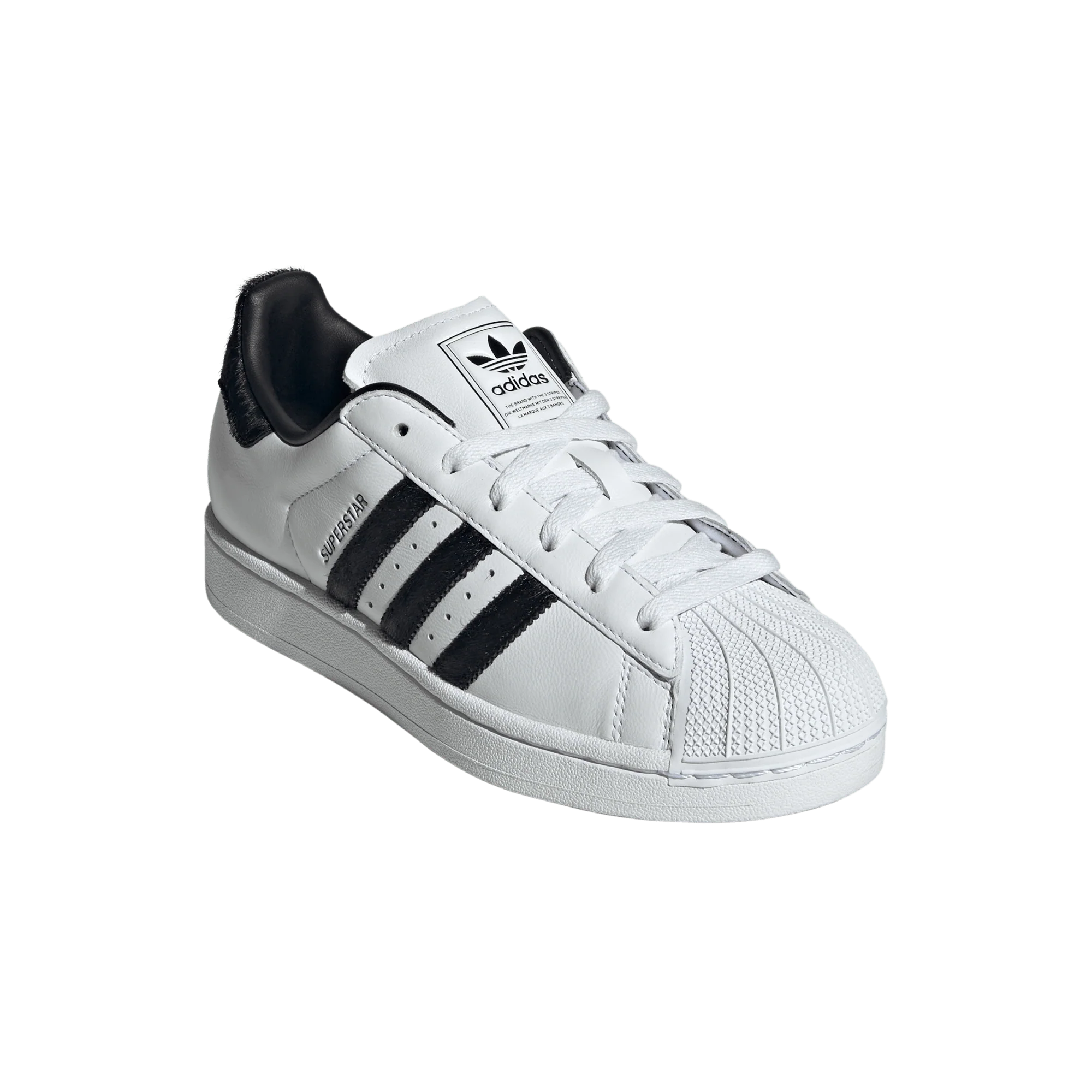 adidas Superstar II White Black Pony Hair (Women's) - Image 4