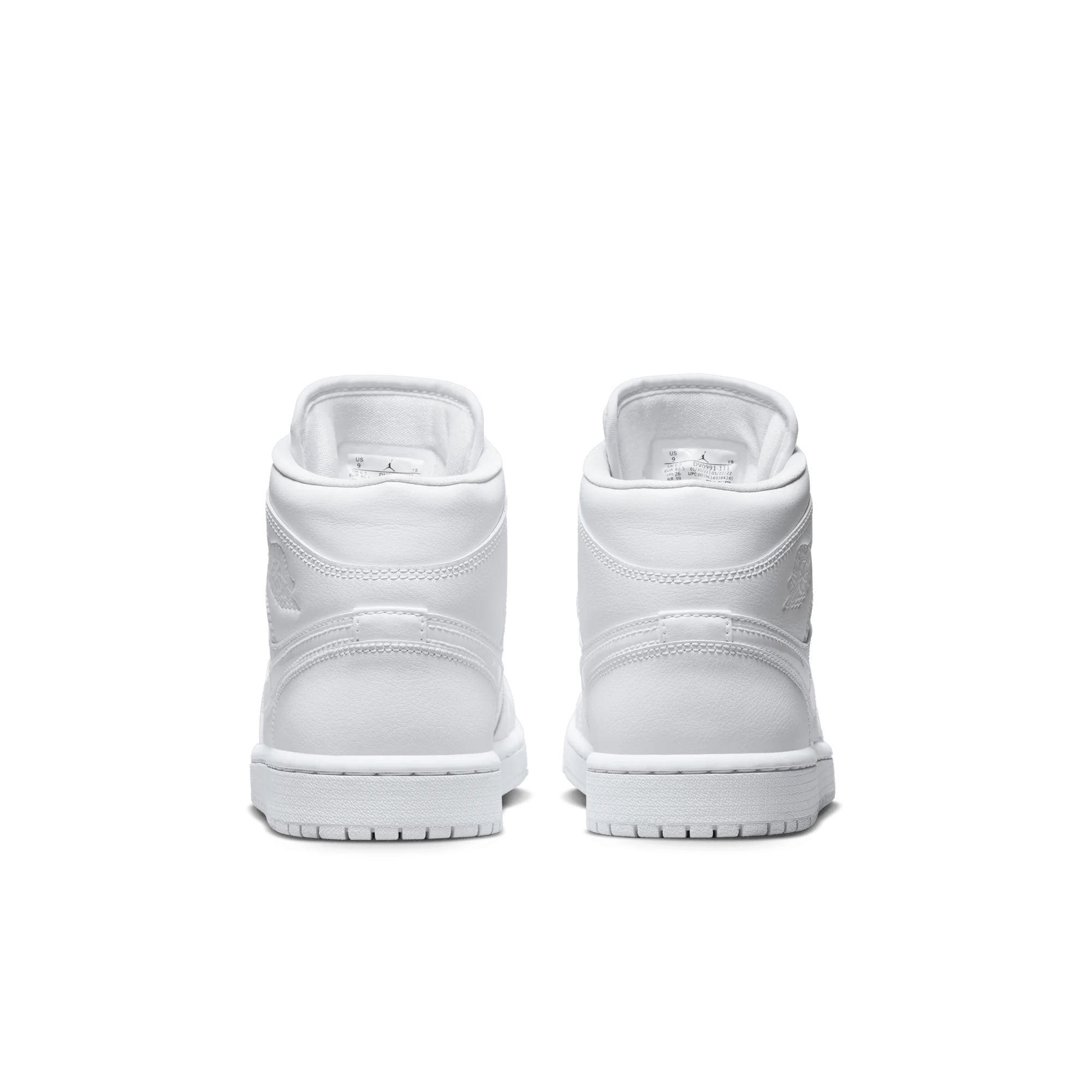 Air Jordan Mid Triple White (2022) (Women's) - Image 3
