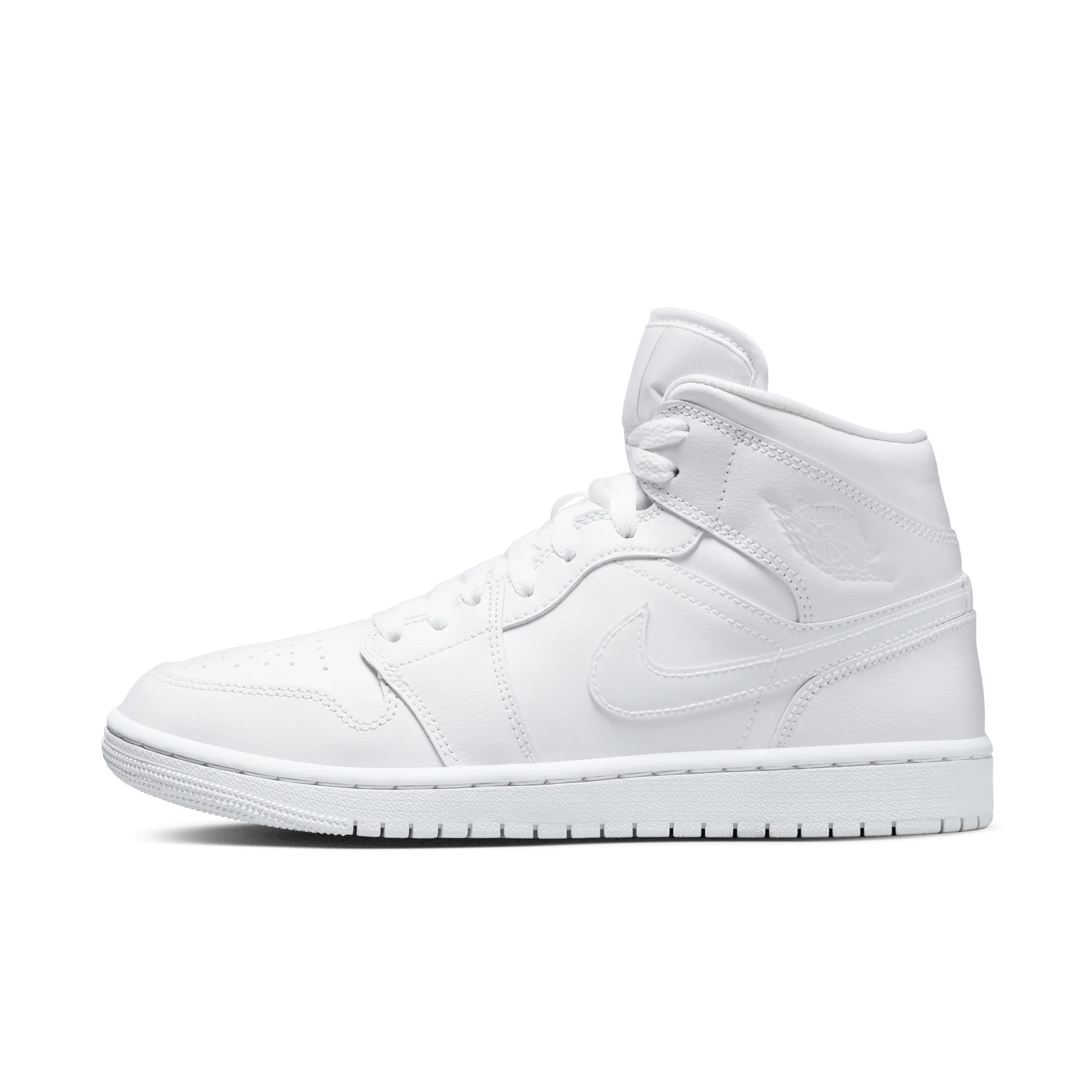 Air Jordan Mid Triple White (2022) (Women's) - Image 4
