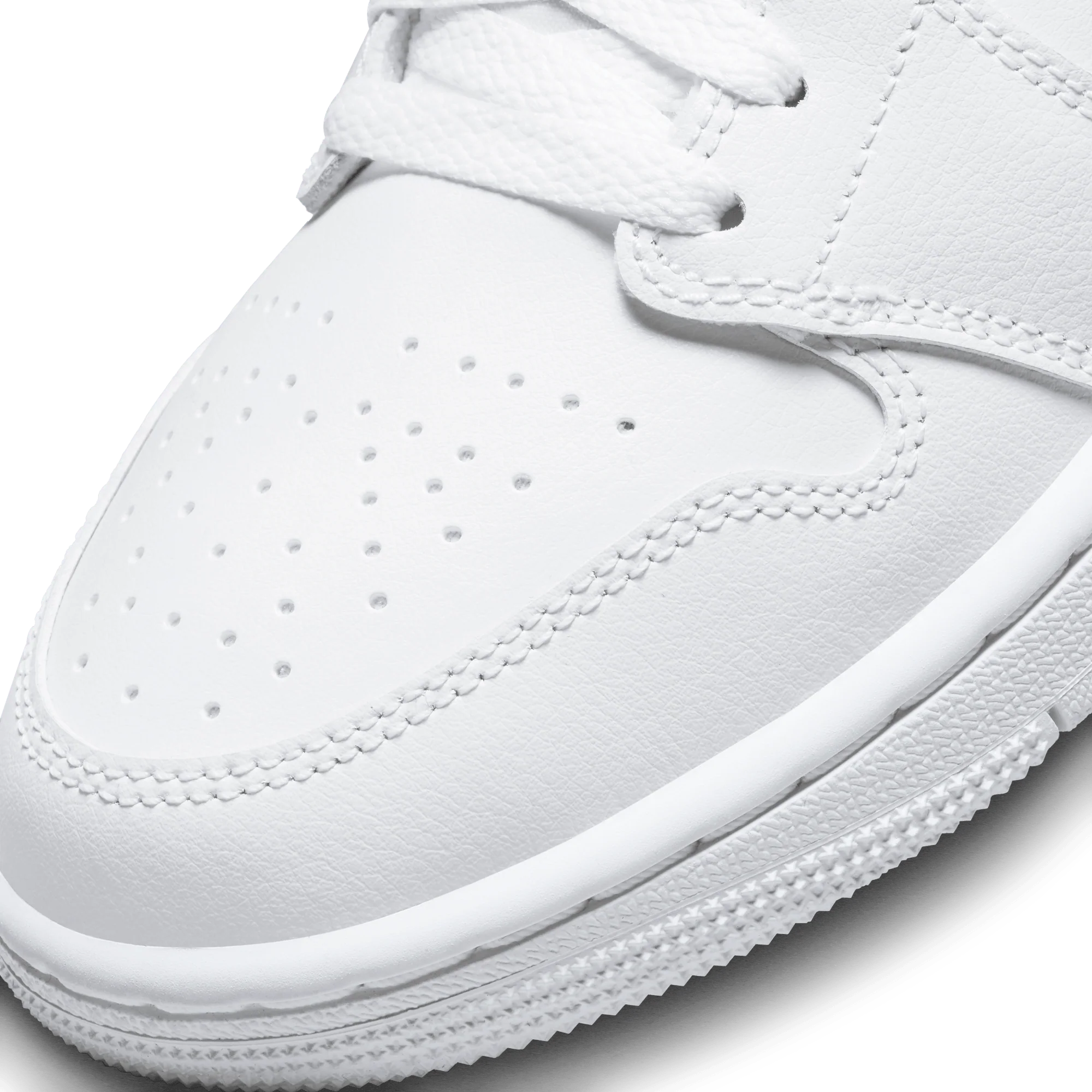 Air Jordan Mid Triple White (2022) (Women's) - Image 5