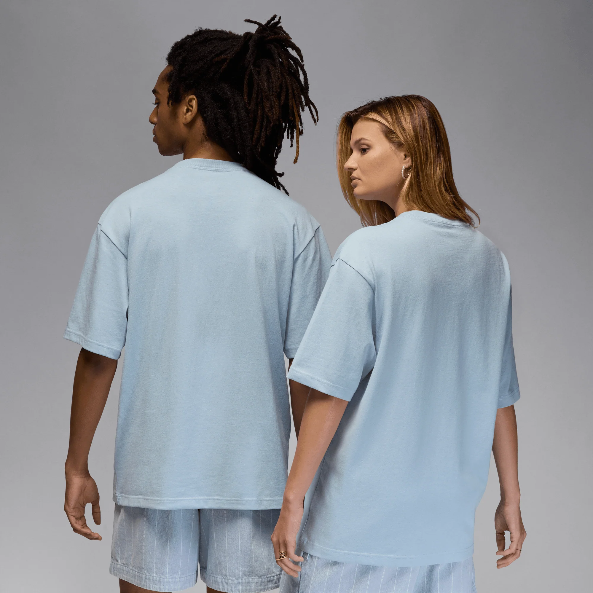 Air Jordan x A Ma Maniére Tee 'Light Armory Blue' - Image 2