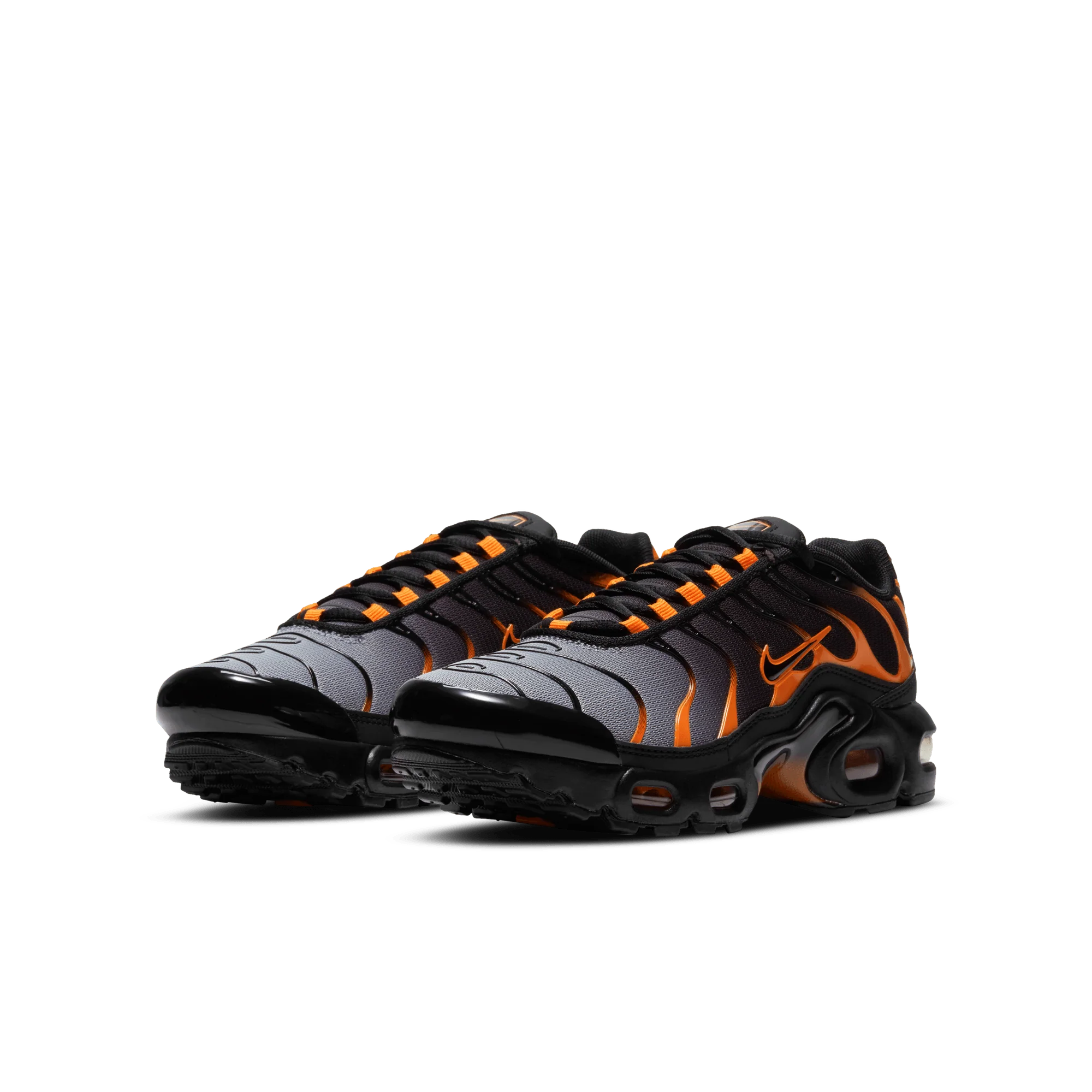 Air Max Plus GS 'Black Team Orange' - Image 2