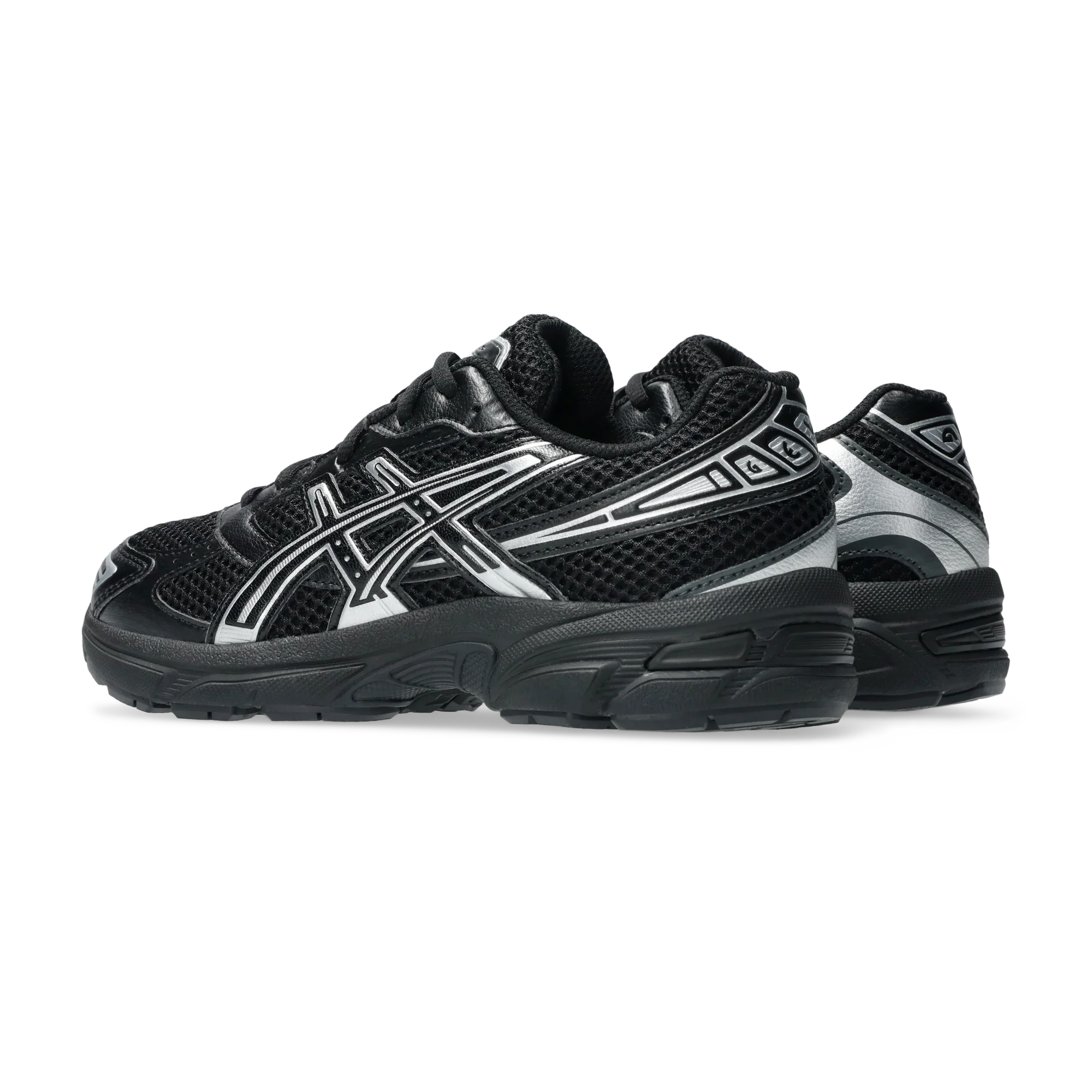 ASICS Gel-1130 Black Pure Silver (GS) - Image 4