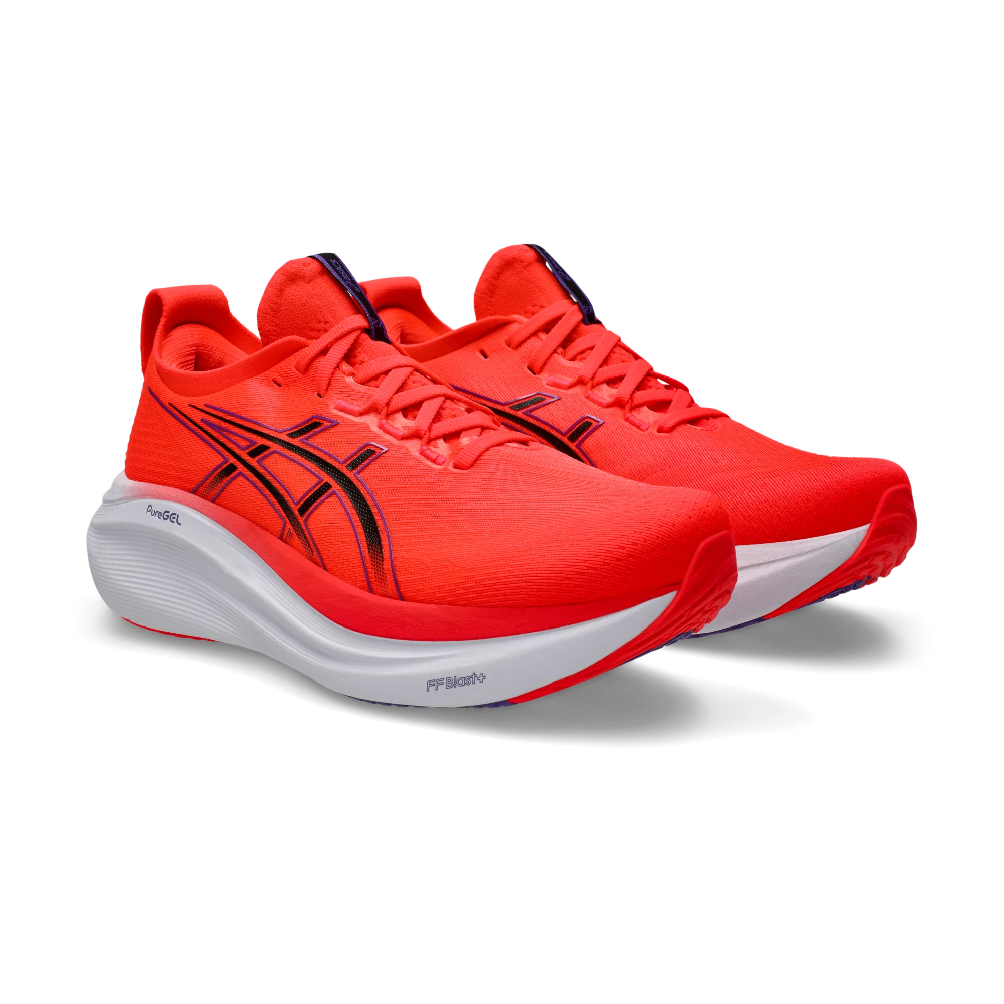 ASICS Gel-Nimbus 27 Flash Red Black - Image 2