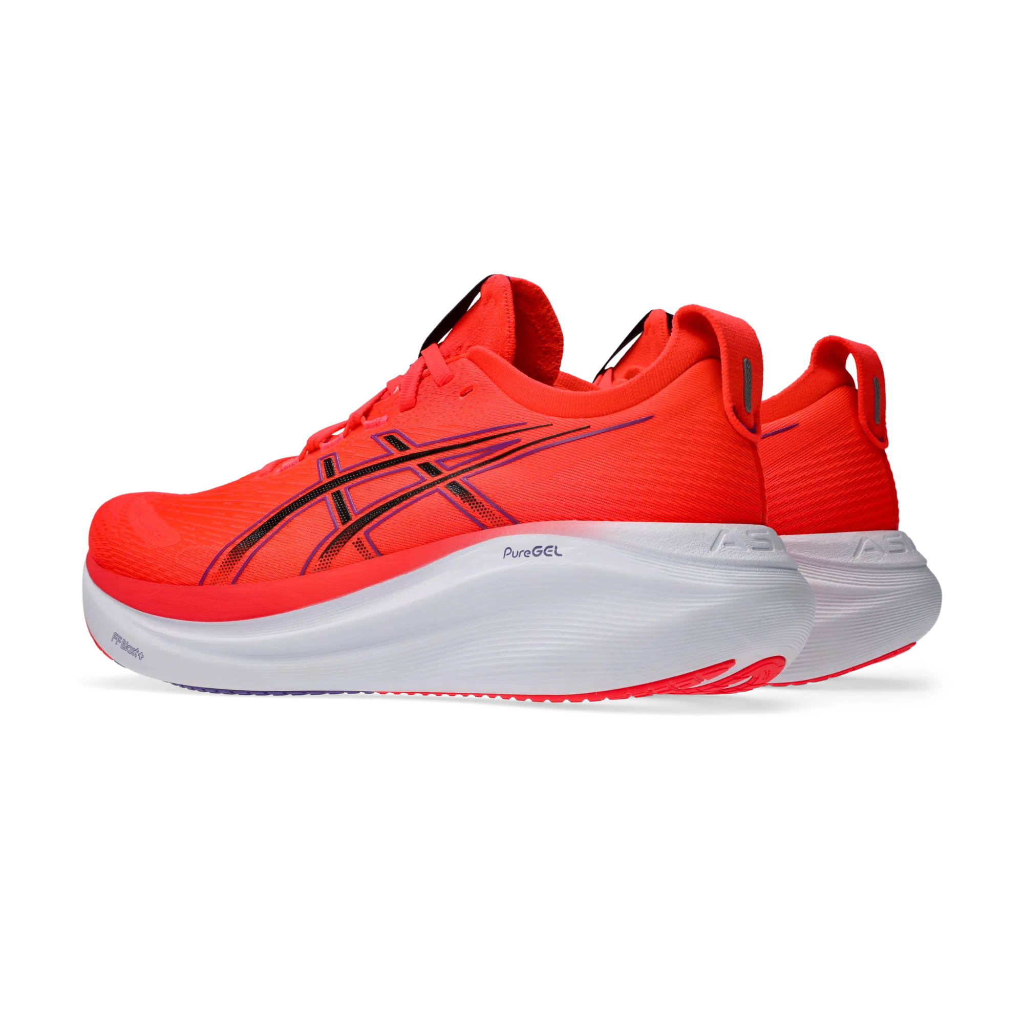 ASICS Gel-Nimbus 27 Flash Red Black - Image 4
