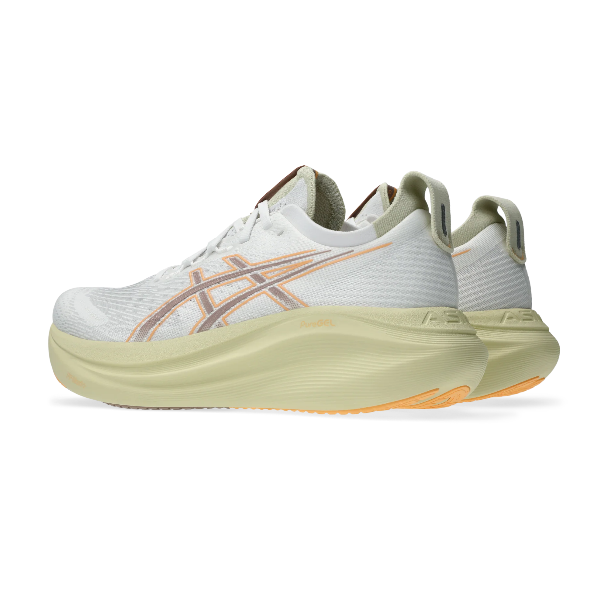 ASICS Gel-Nimbus 27 White Fawn - Image 4