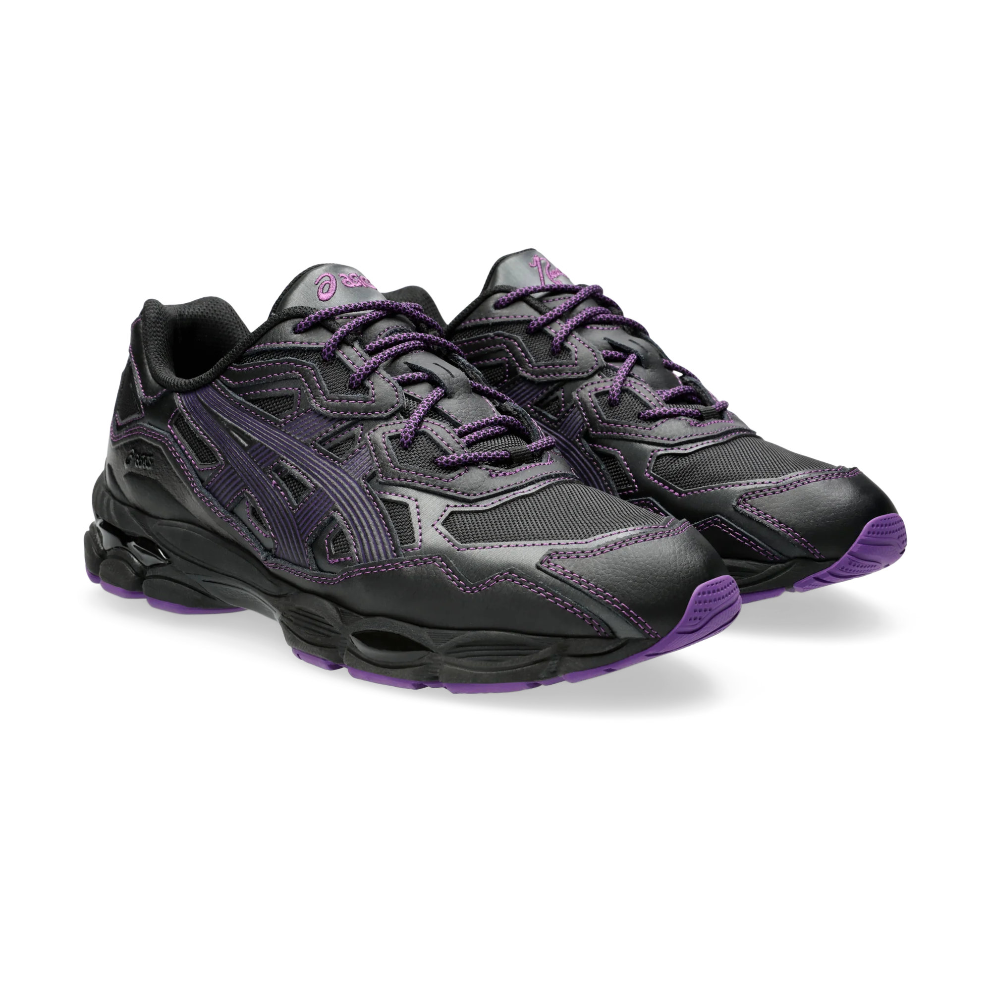 ASICS Gel-NYC Needles Black Purple - Image 2