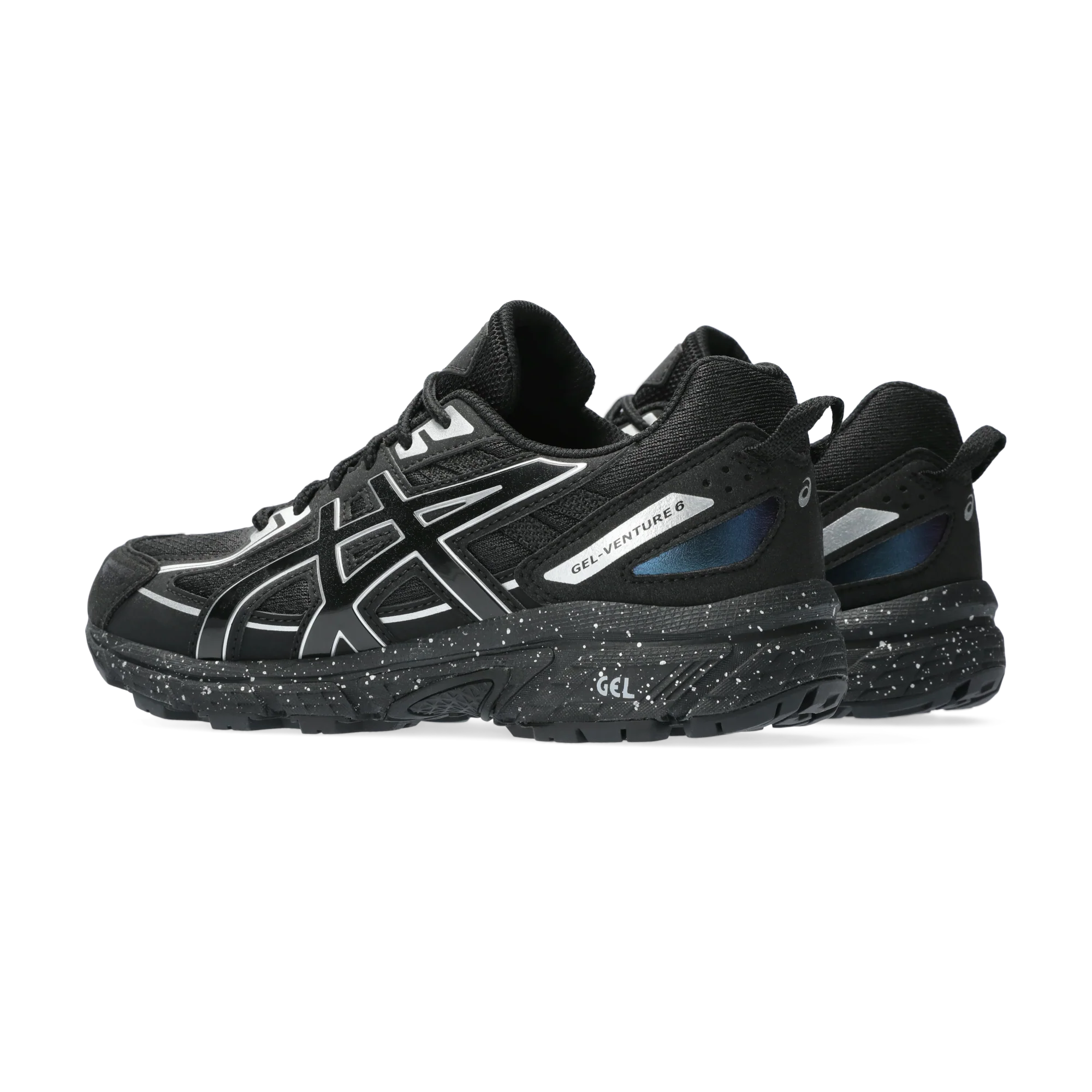 ASICS Gel-Venture 6 Black Pure Silver (GS) - Image 4
