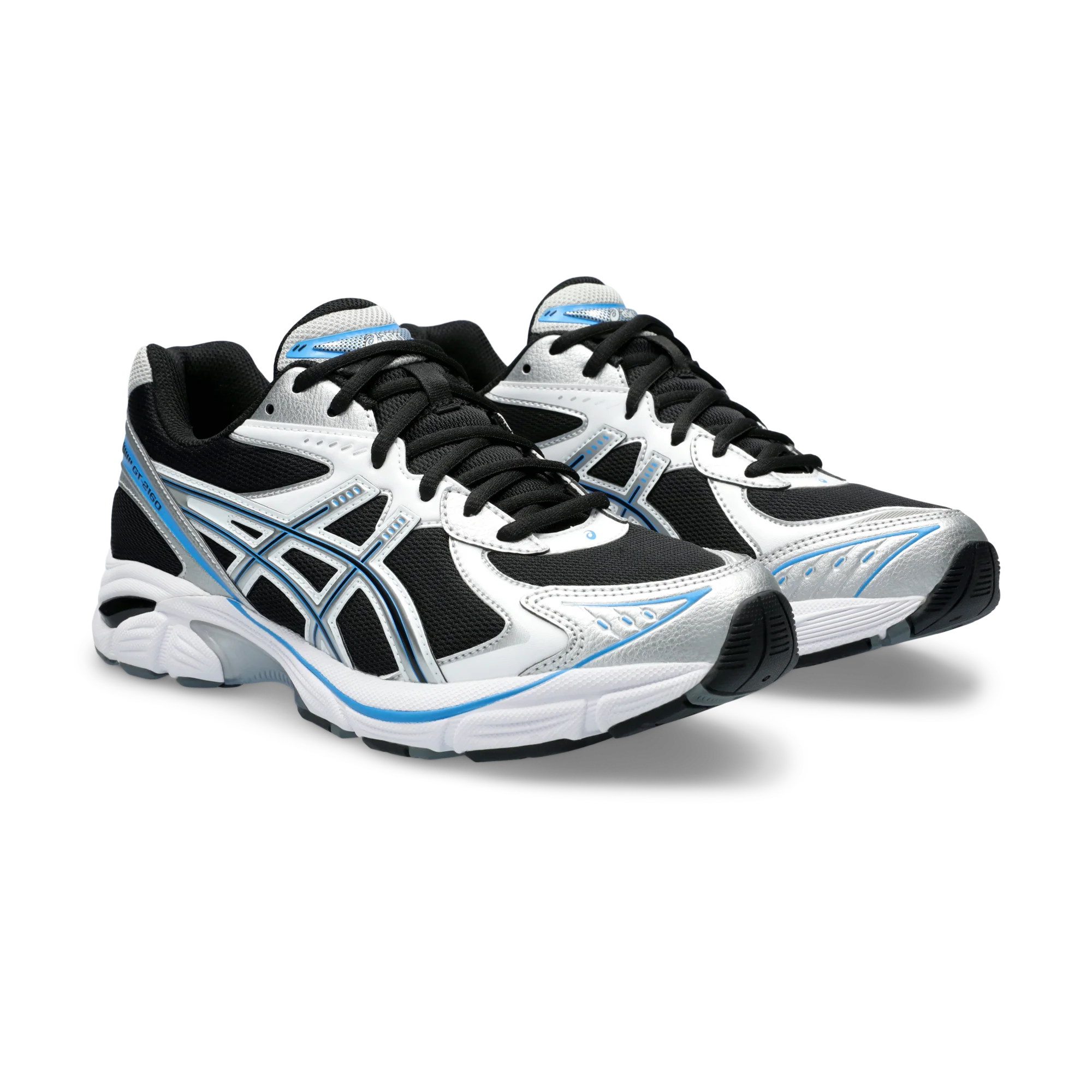 ASICS GT-2160 Black Pure Silver Bright Blue - Image 2