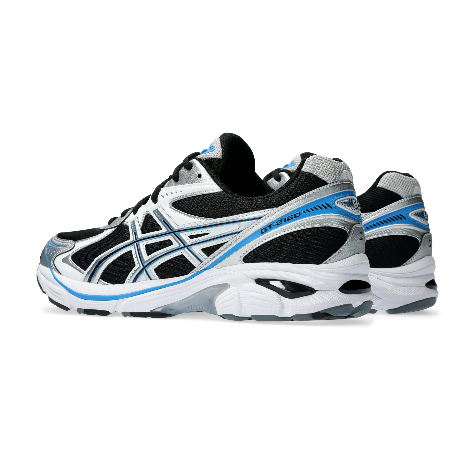 ASICS GT-2160 Black Pure Silver Bright Blue - Image 4