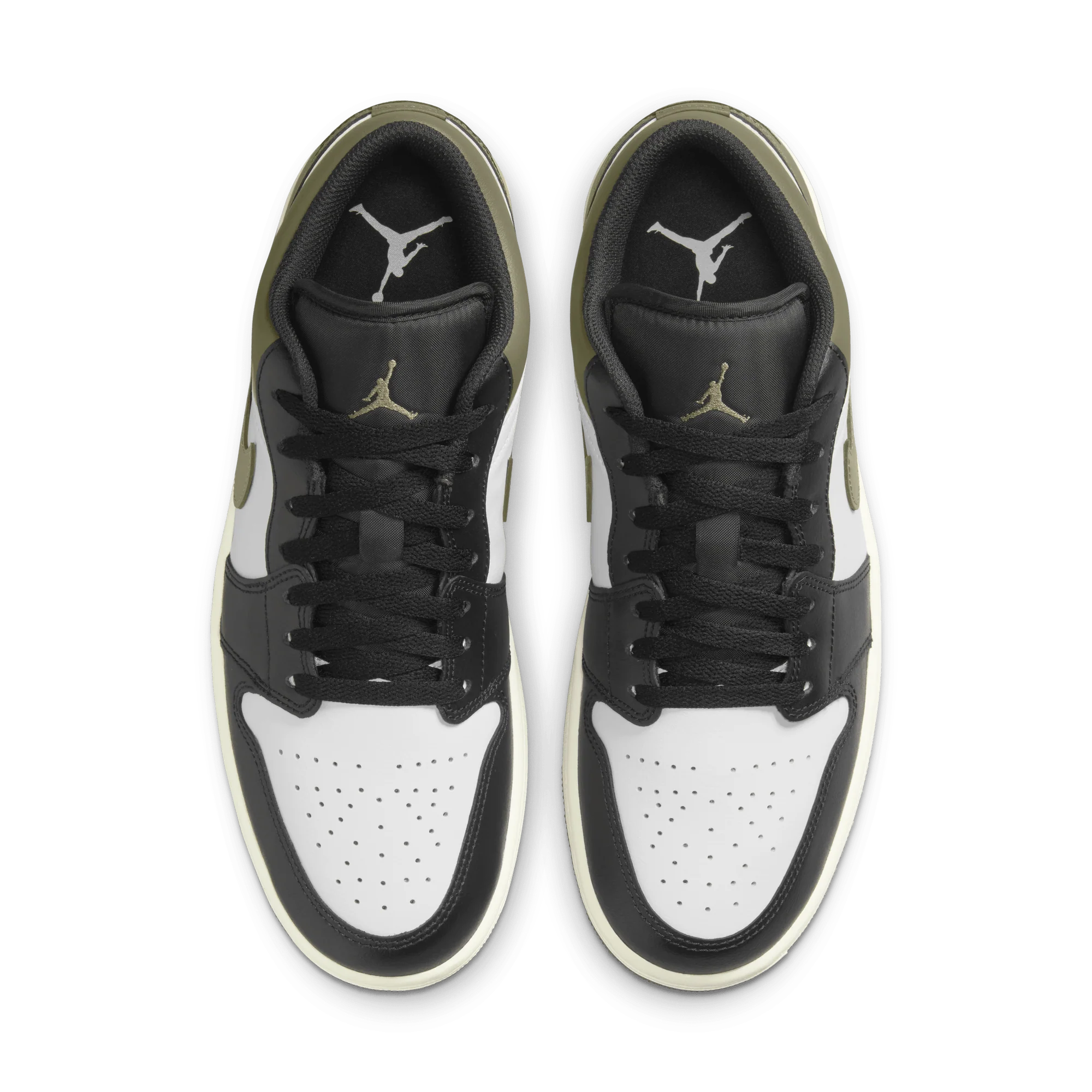 Jordan 1 Low Black Toe Medium Olive - Image 3