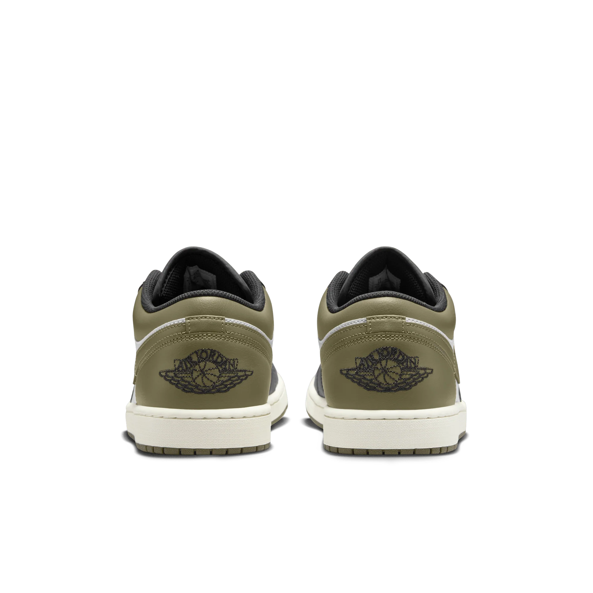 Jordan 1 Low Black Toe Medium Olive - Image 4