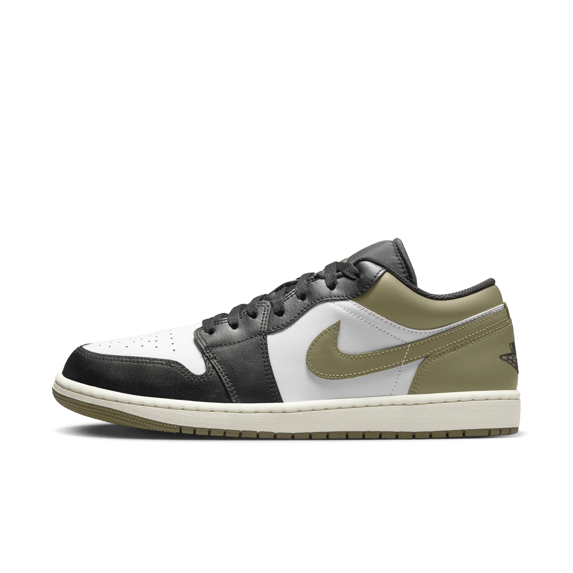 Jordan 1 Low Black Toe Medium Olive - Image 5