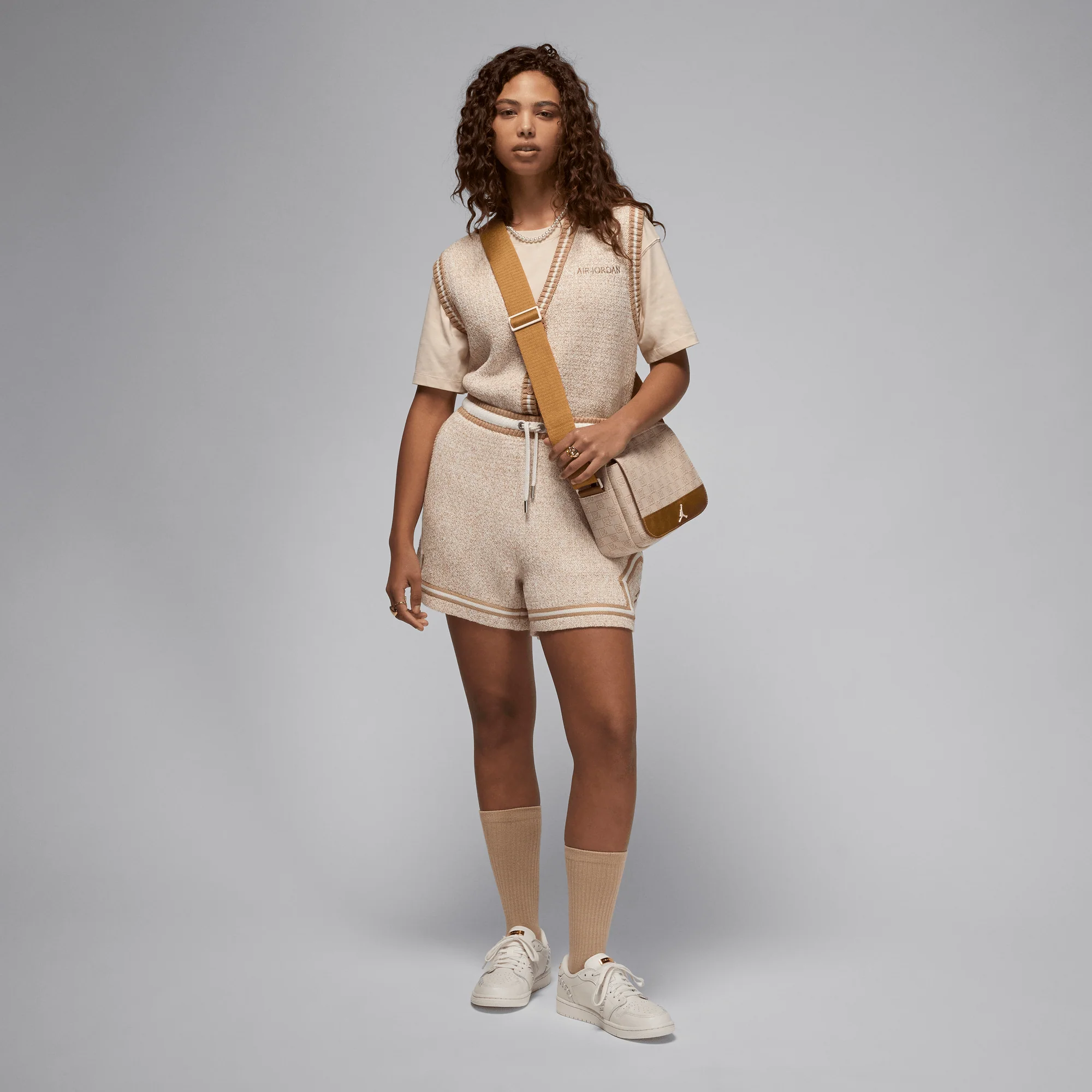 Jordan 1 Low Method of Make Sail Metallic Gold (Women's) - Image 7