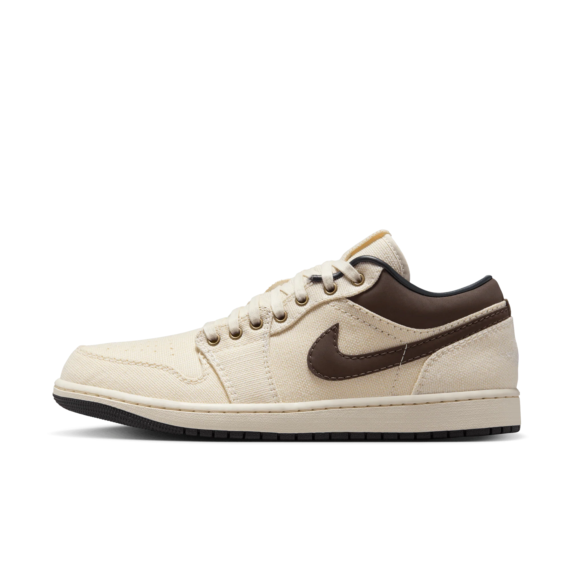 Jordan 1 Low Premium Pale Ivory Off Noir Baroque Brown - Image 5